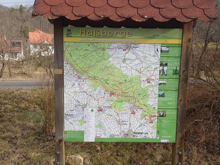 Hassberge - Rottenstein - Nassacher Höhe - Rennweg | Wanderung | Komoot