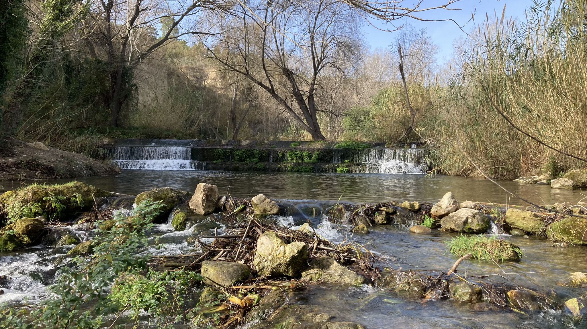 Cascada en sendero Los Molinos