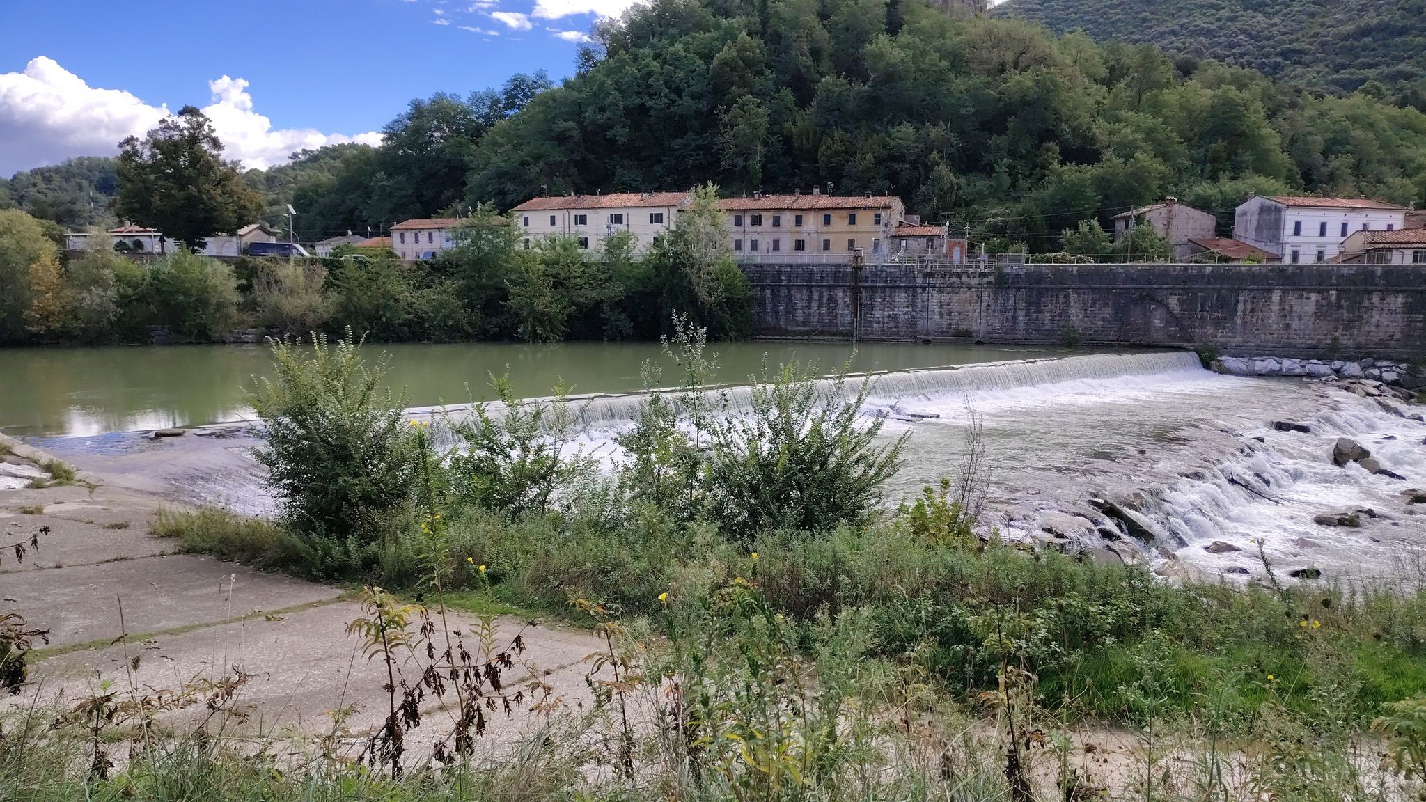 cascatelle sul Serchio a Ripafratta