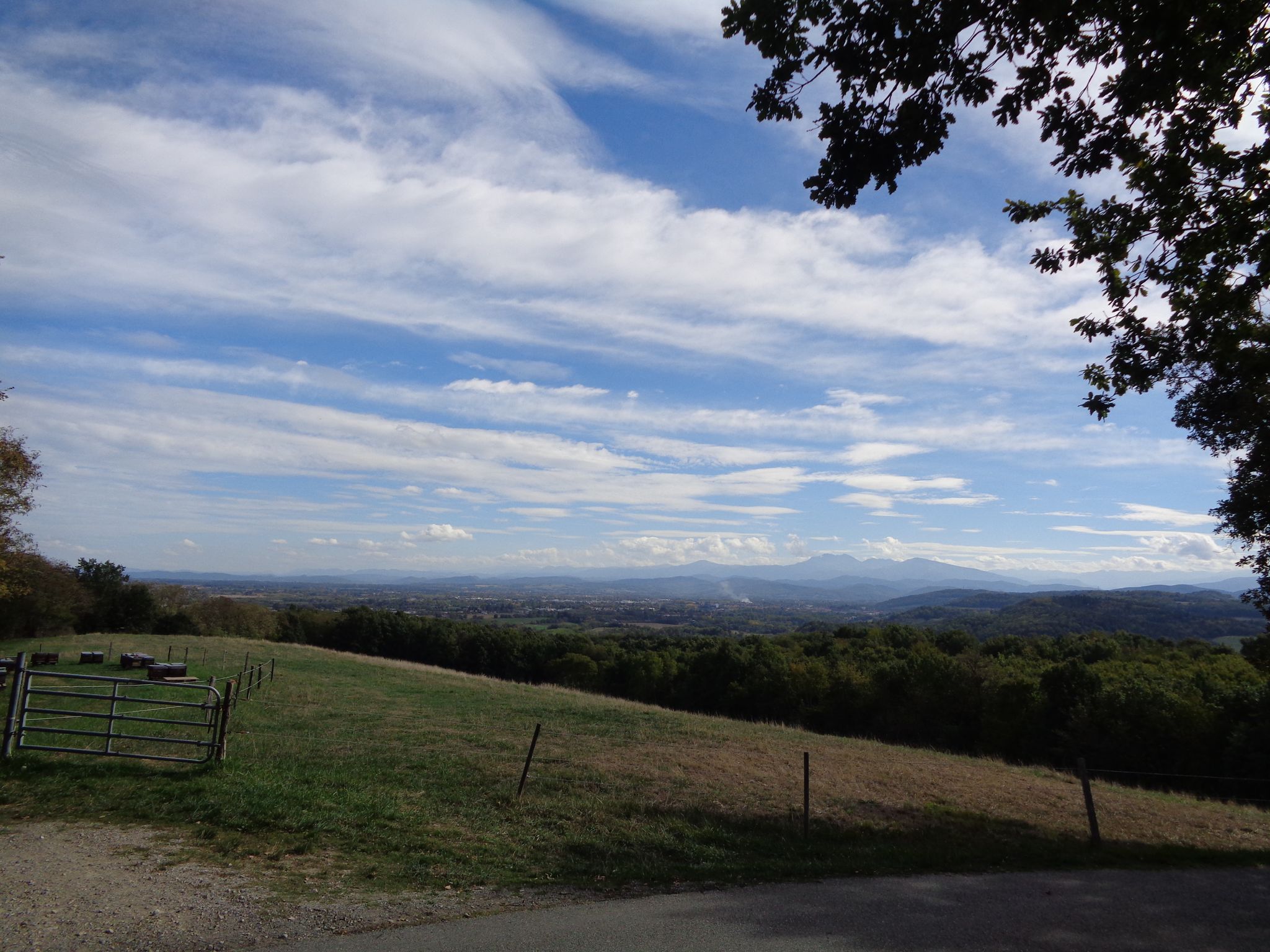The end of a rather steep, but short climb out of the little town Bonnac.