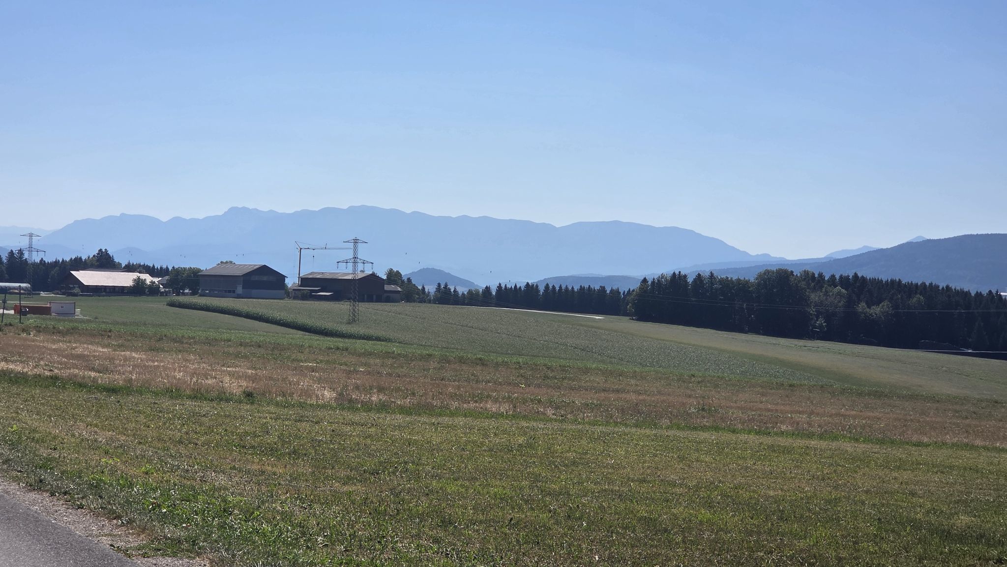 Wunderschönes Gebirgspanorama bei Pöndorf