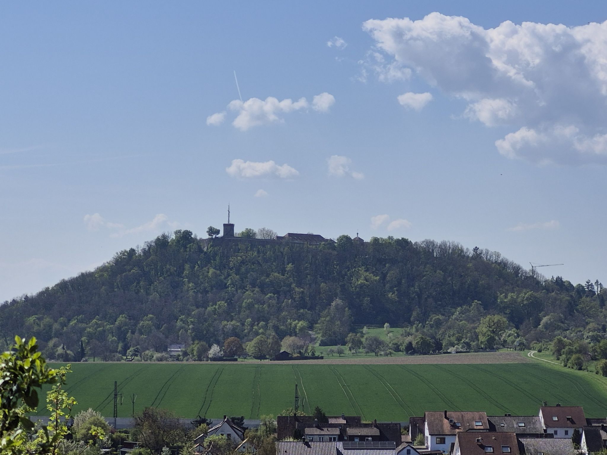 Blick auf Burg Hohenasperg 