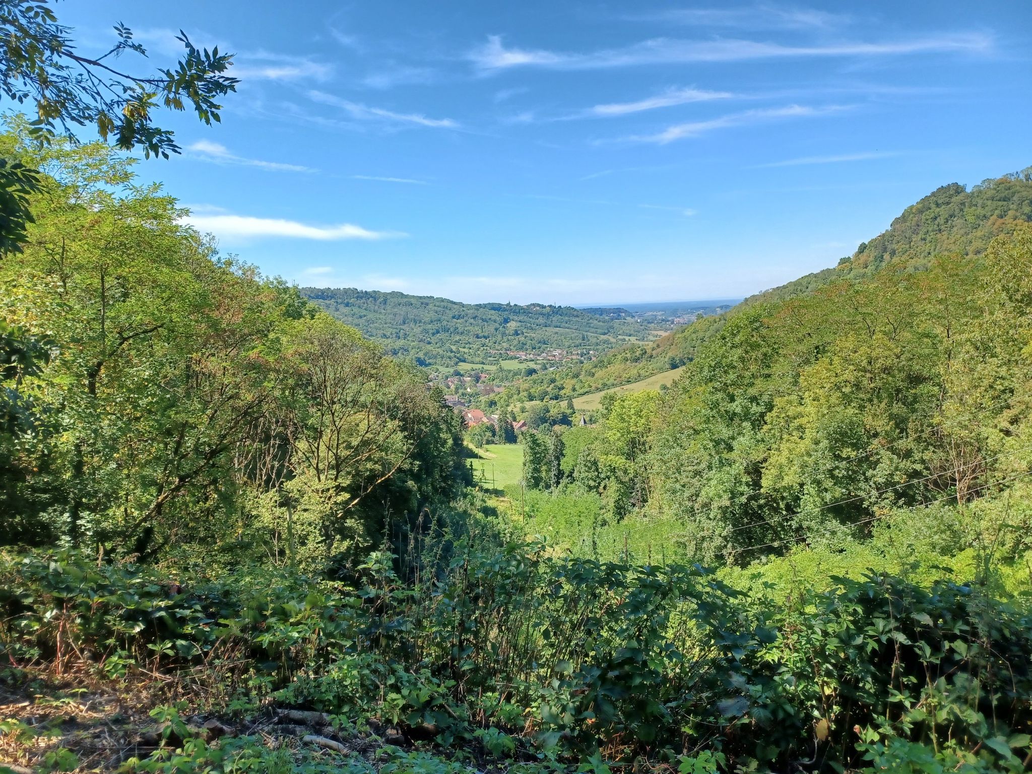 Aussicht nach dem Tunnel