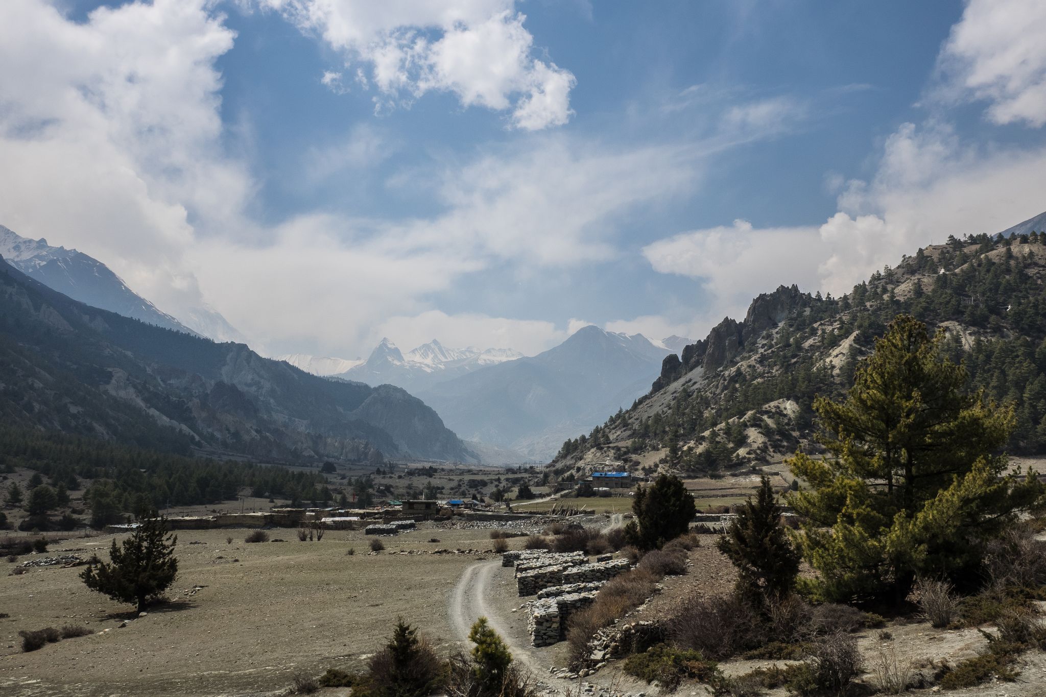 Weg nach Manang (3540 m)