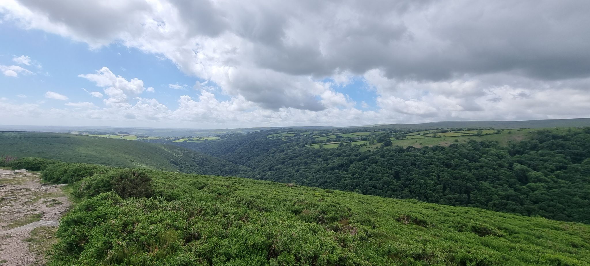 Along the valley