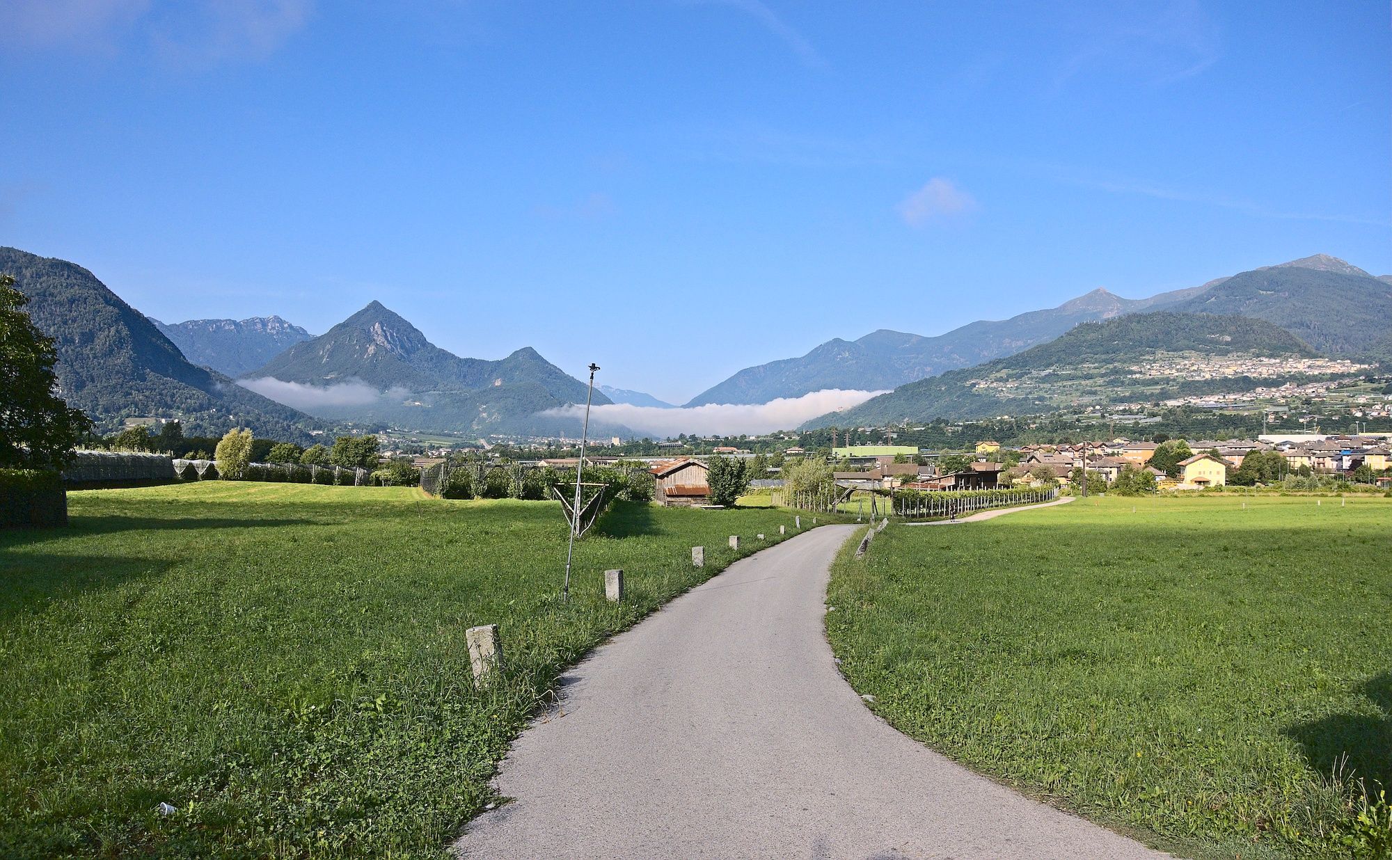 Blick zurück ins Brenta-Tal