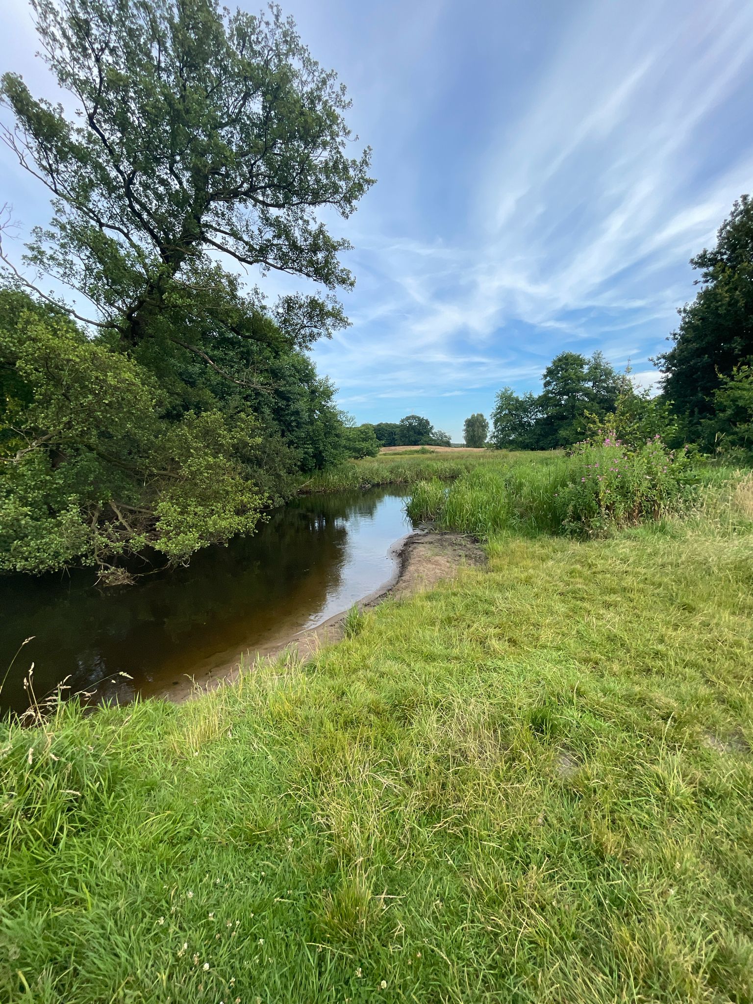 An der Seeve entlang