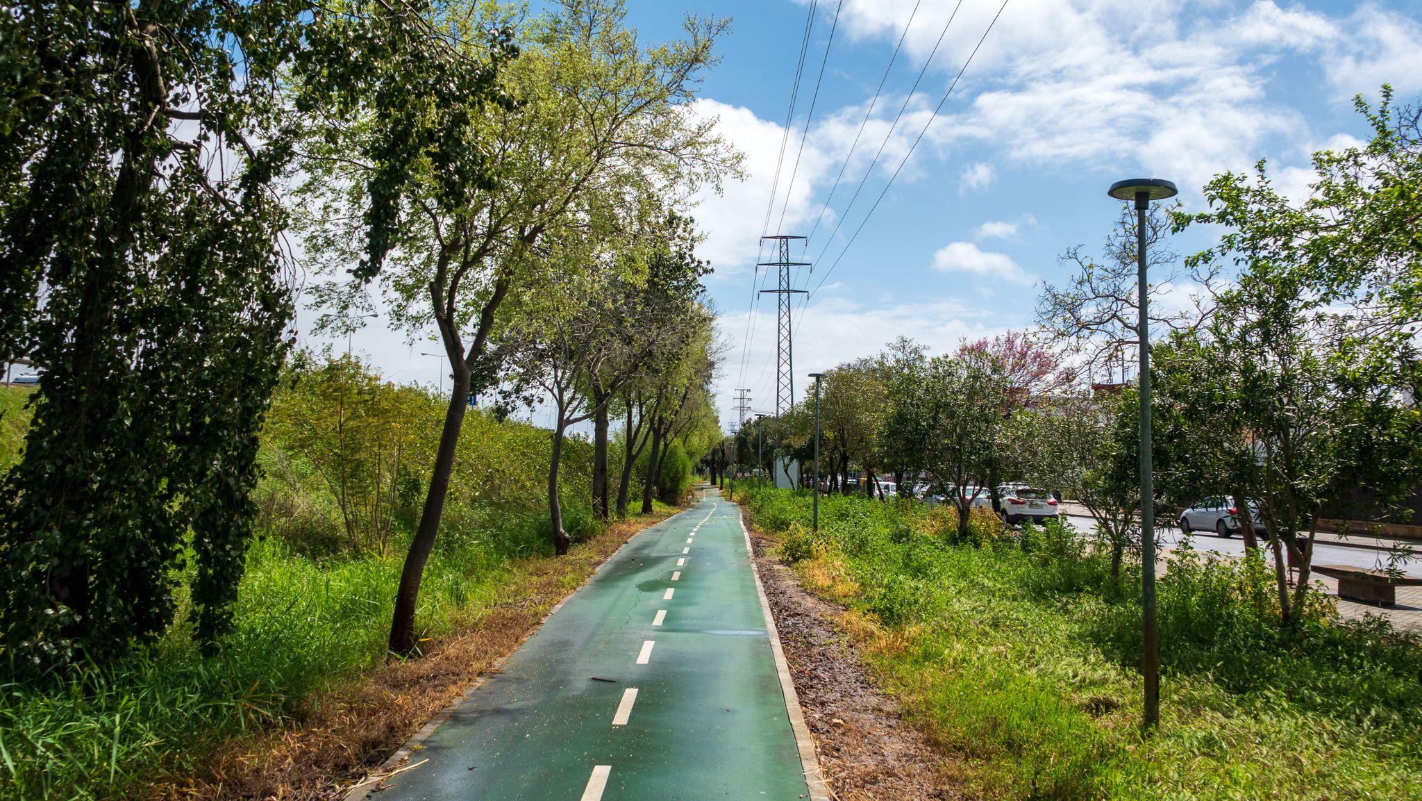 Dit fietspad is beter.