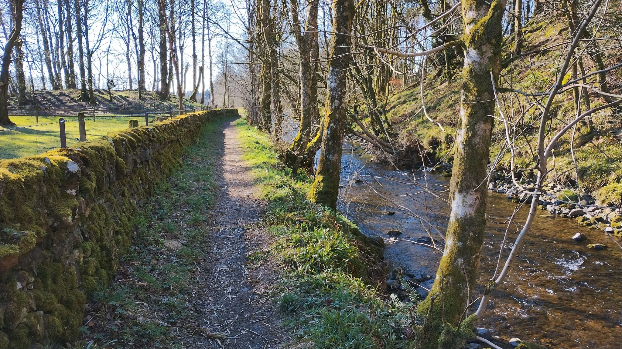 River Annan path to Moffat