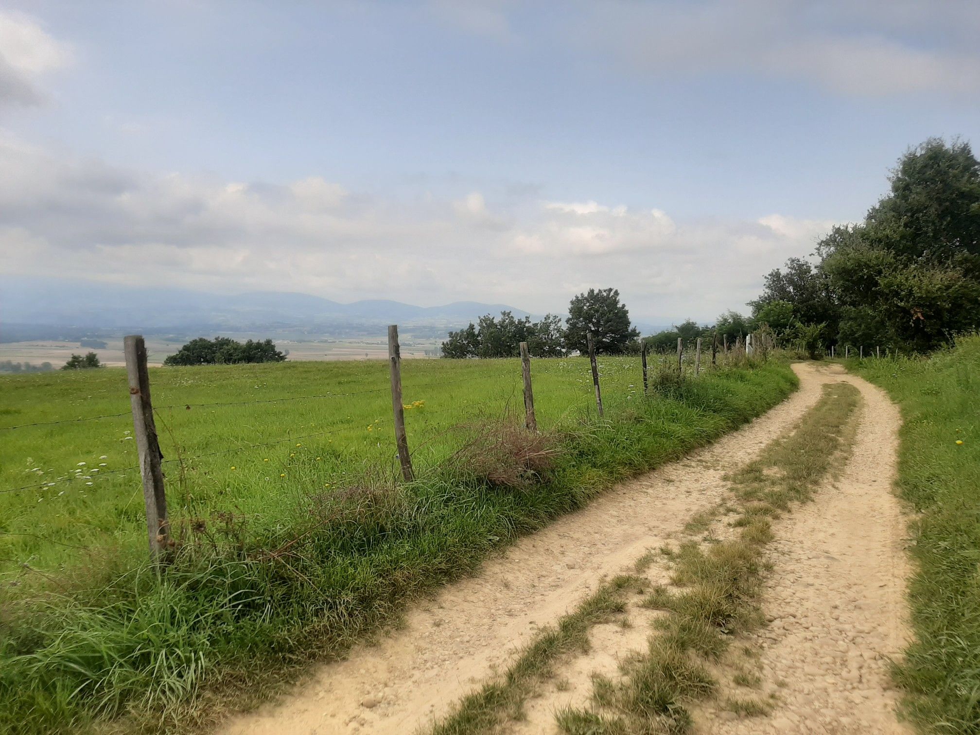 vue sur les monts du Pilat