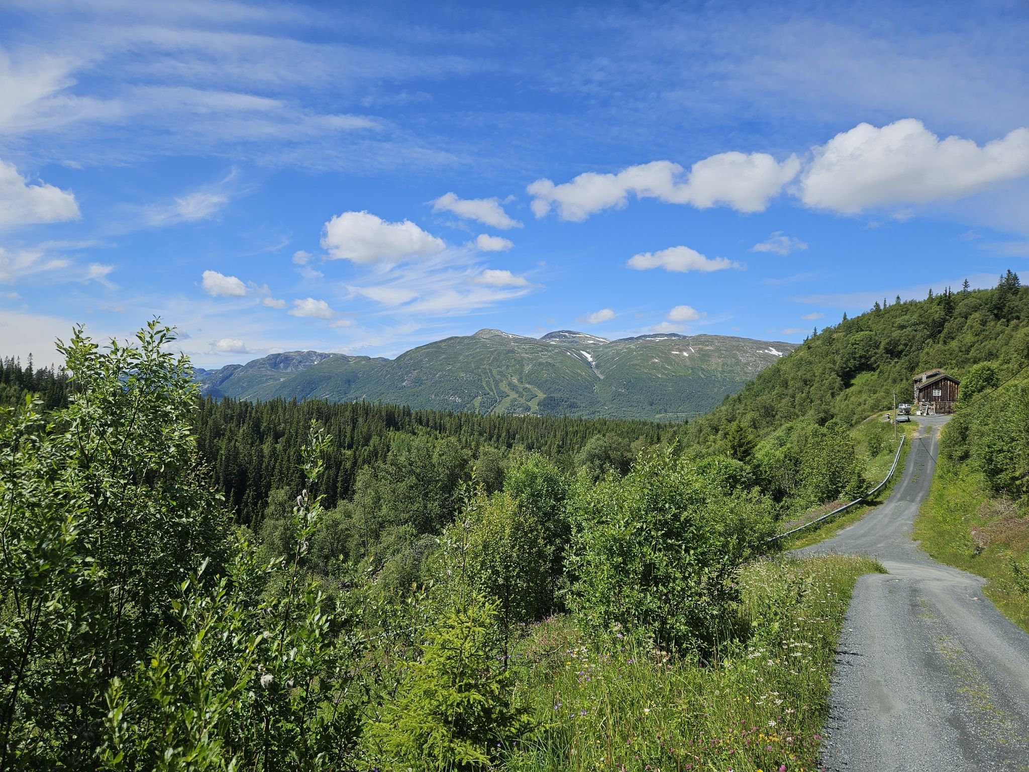 Ausblick auf die Berge
