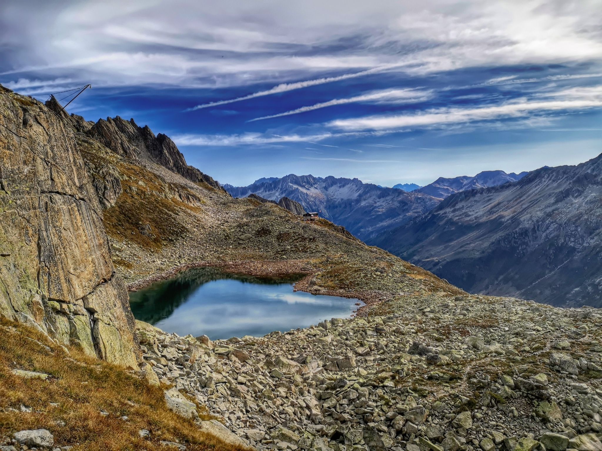 Blick zurück zum Bergsee