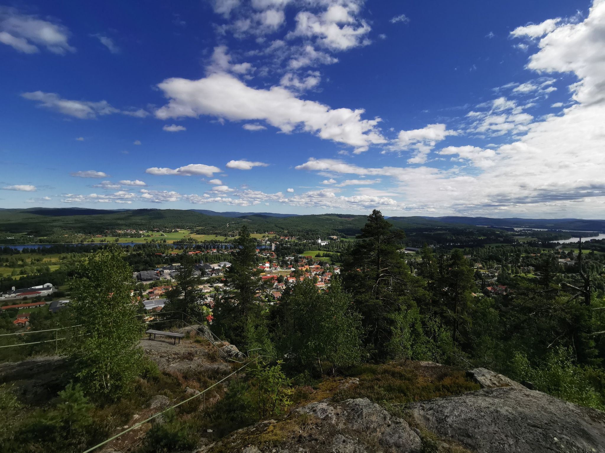 Aussicht vom Berg
