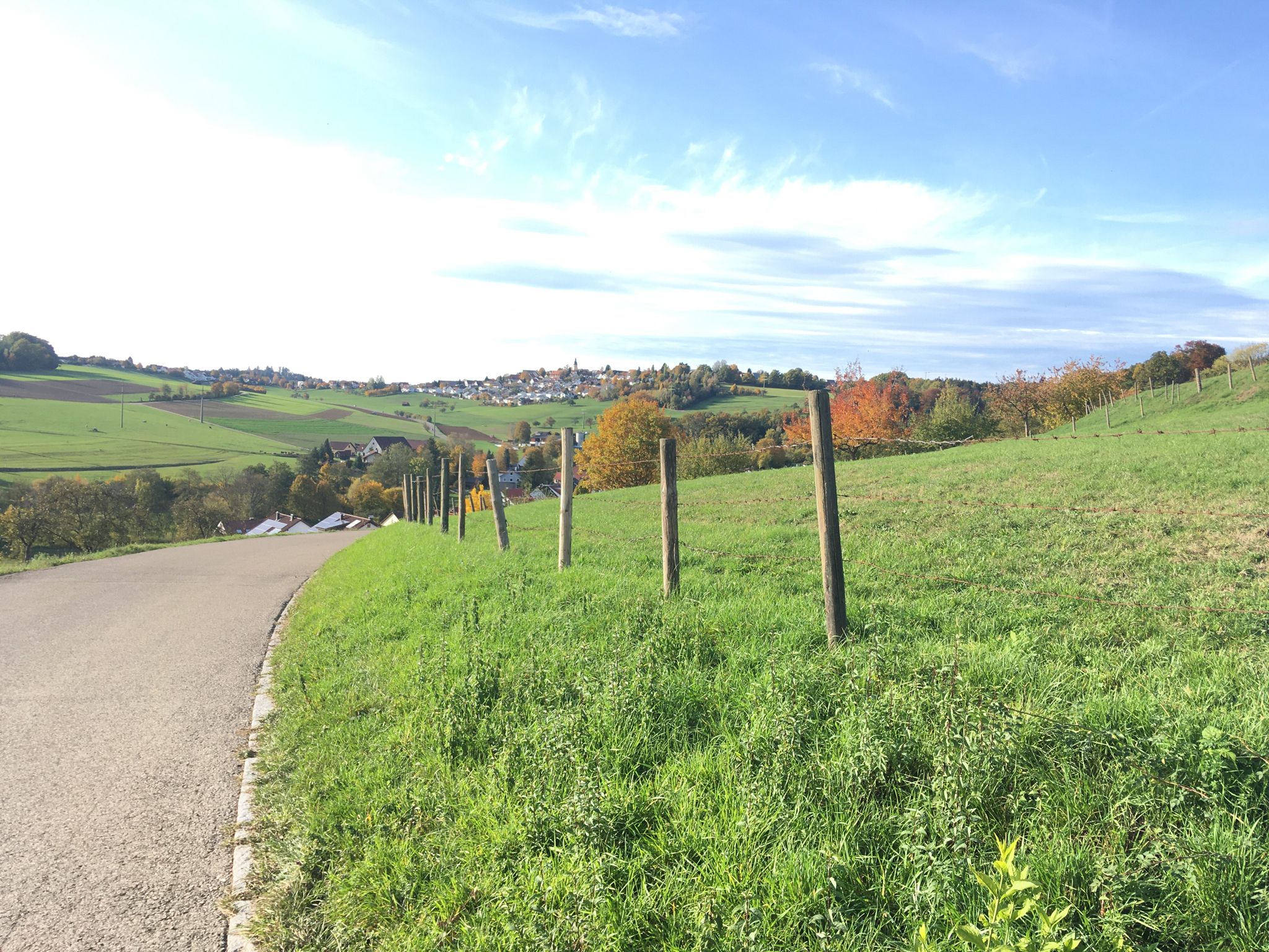 Blick auf Zell und auf Börtlingen