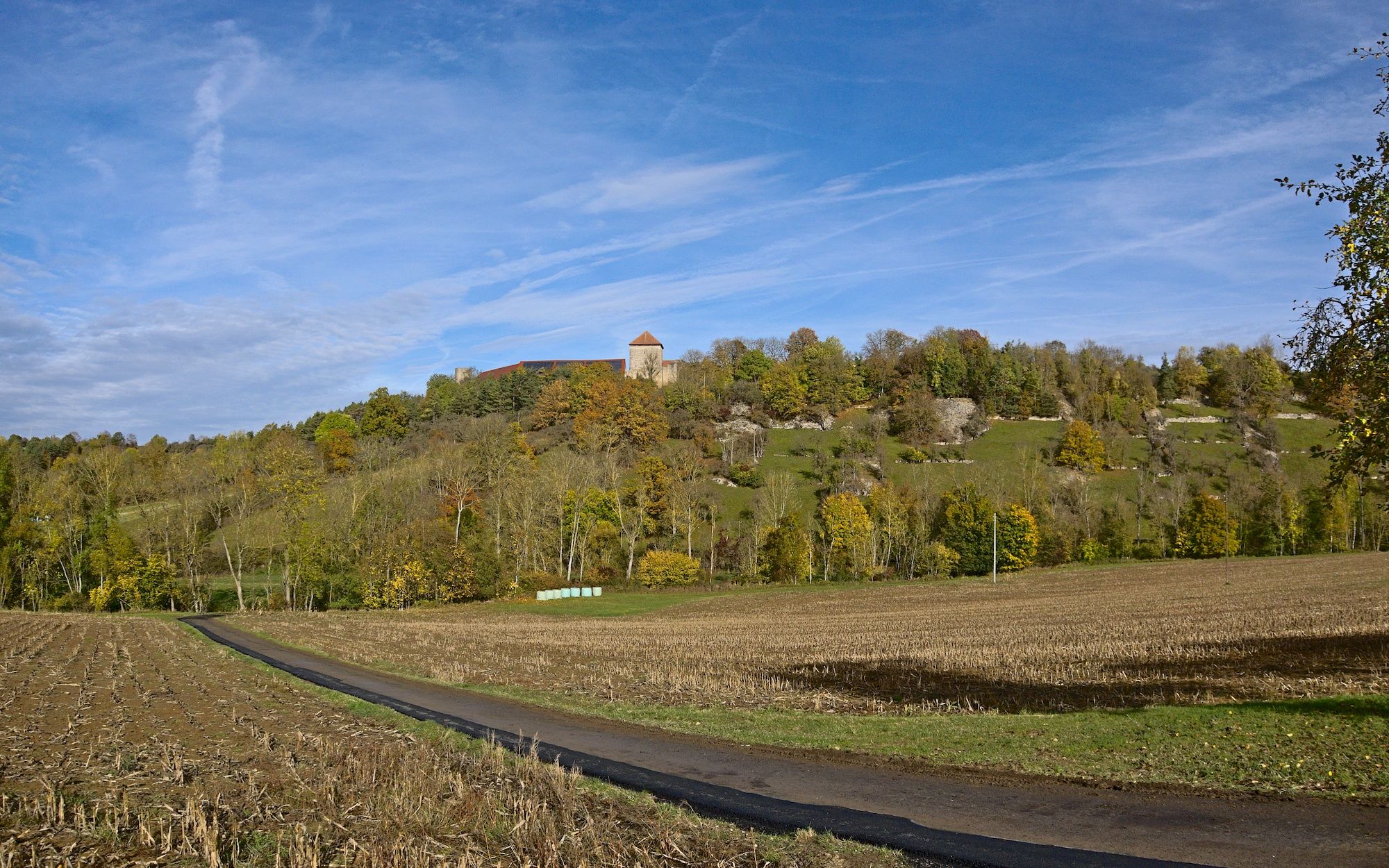 Blick zur Burg Brauneck