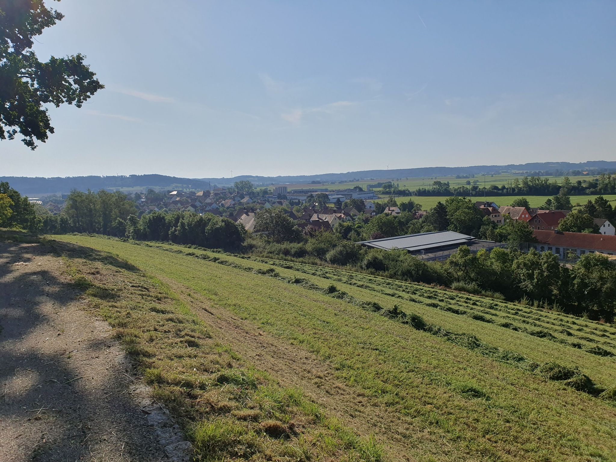 Blick zurück zum Bahnhof