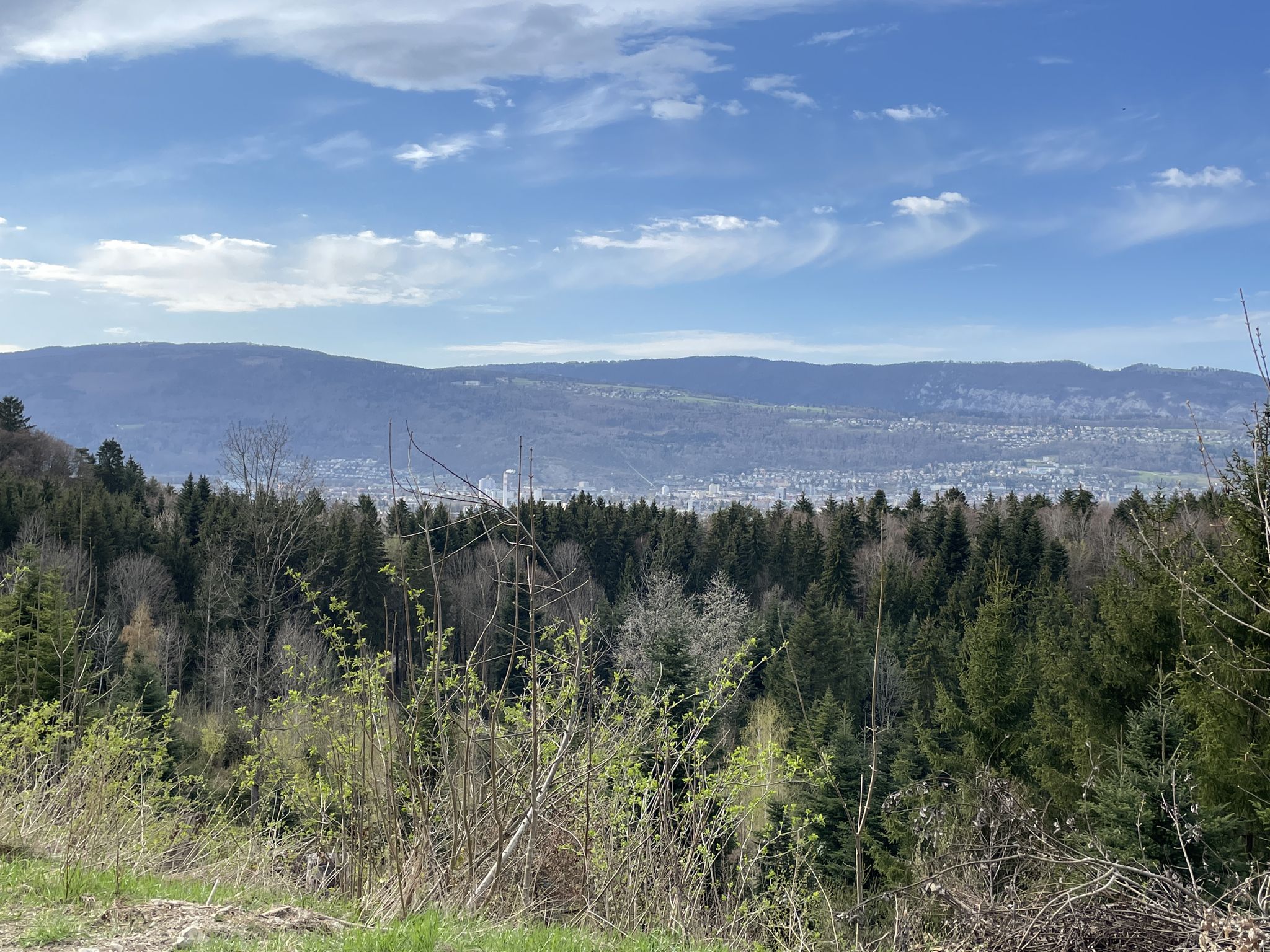 Jäissberg - Blick Richtung Biel / Bienne