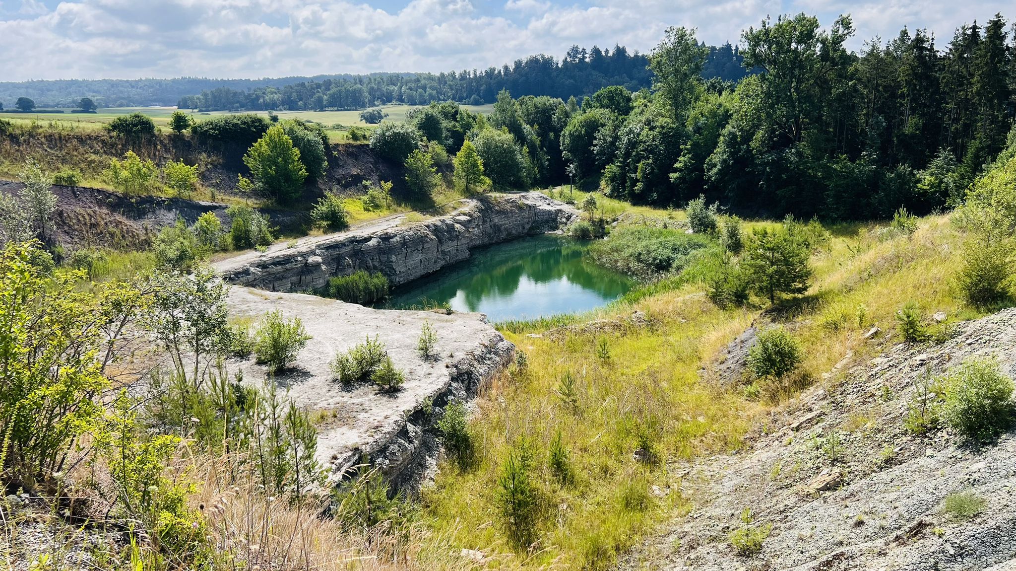Ehemaliger Steinbruch vor Crailsheim