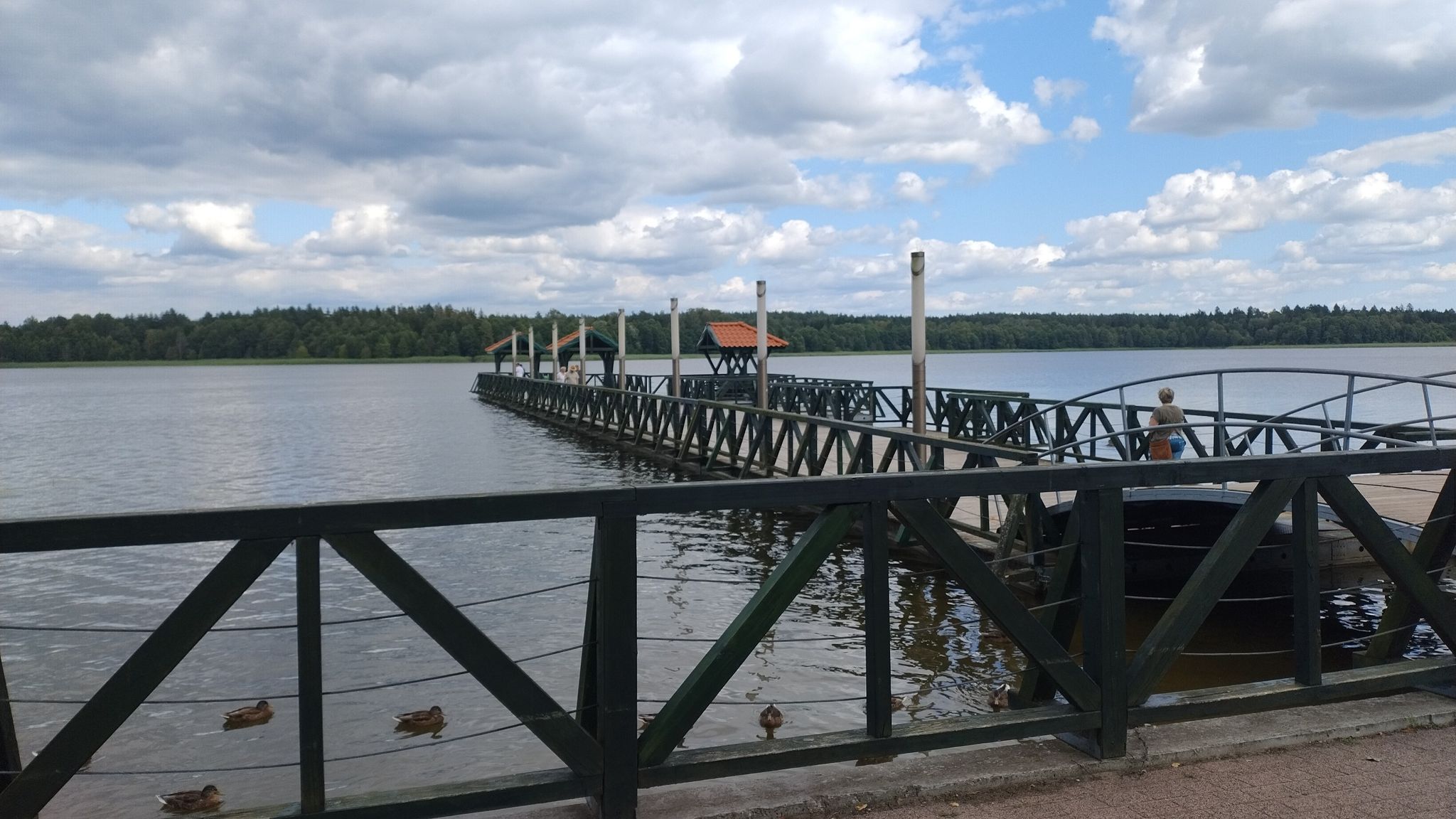 jezioro Gołdap promenada
