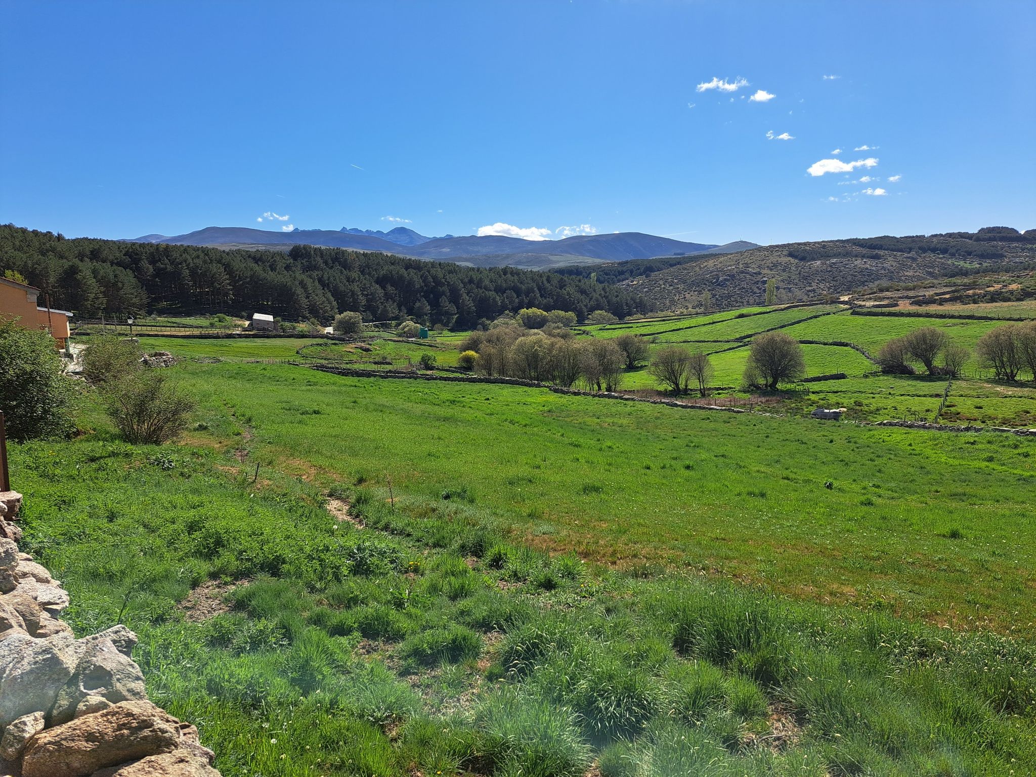 view on the high peaks of the Gredos
