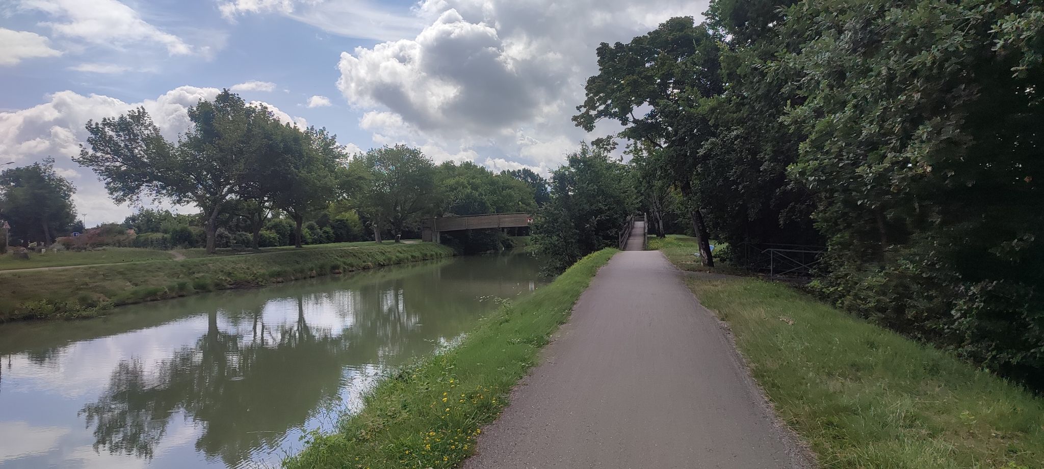 schmale Brücke