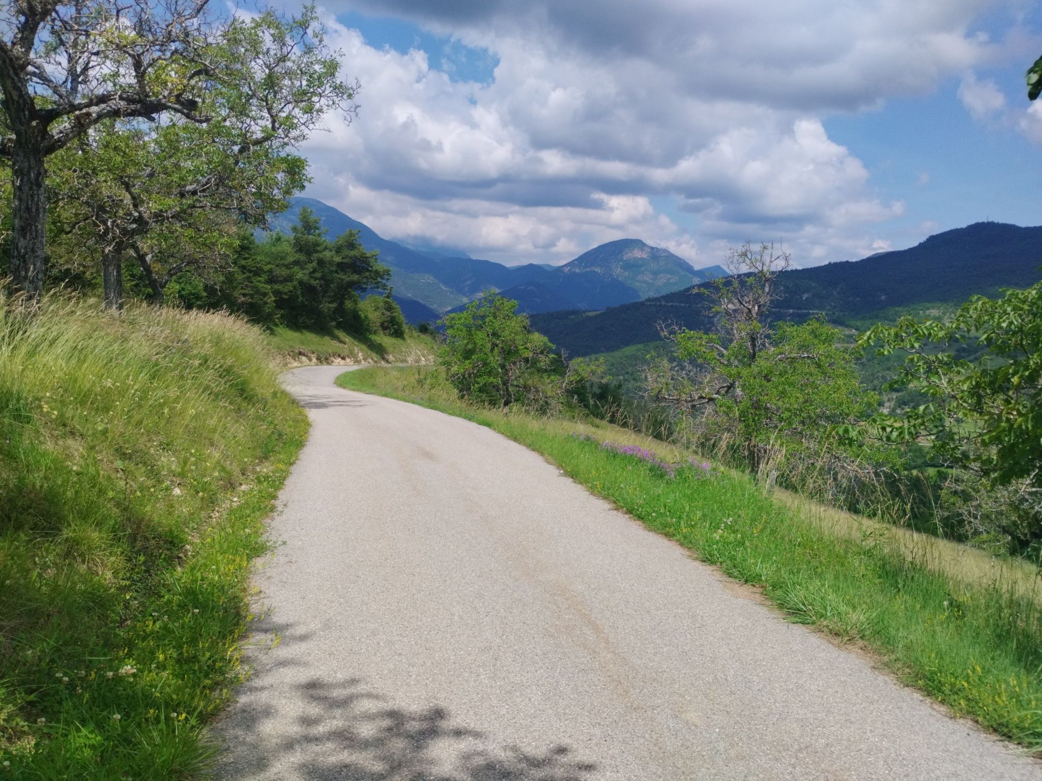 D627, Abfahrt vom Col de Planlara
