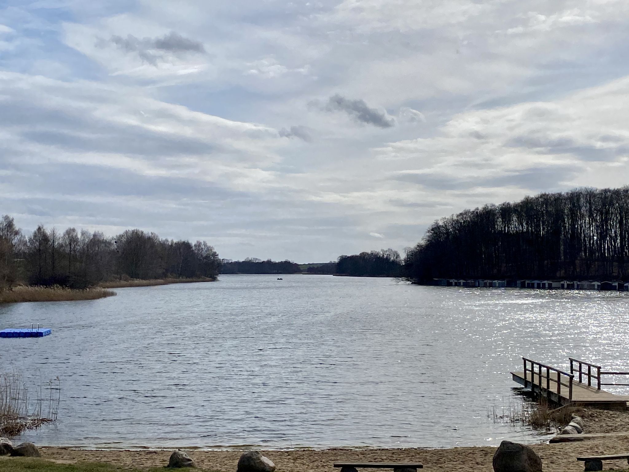 Die Badestelle am Stadtsee in Penzlin