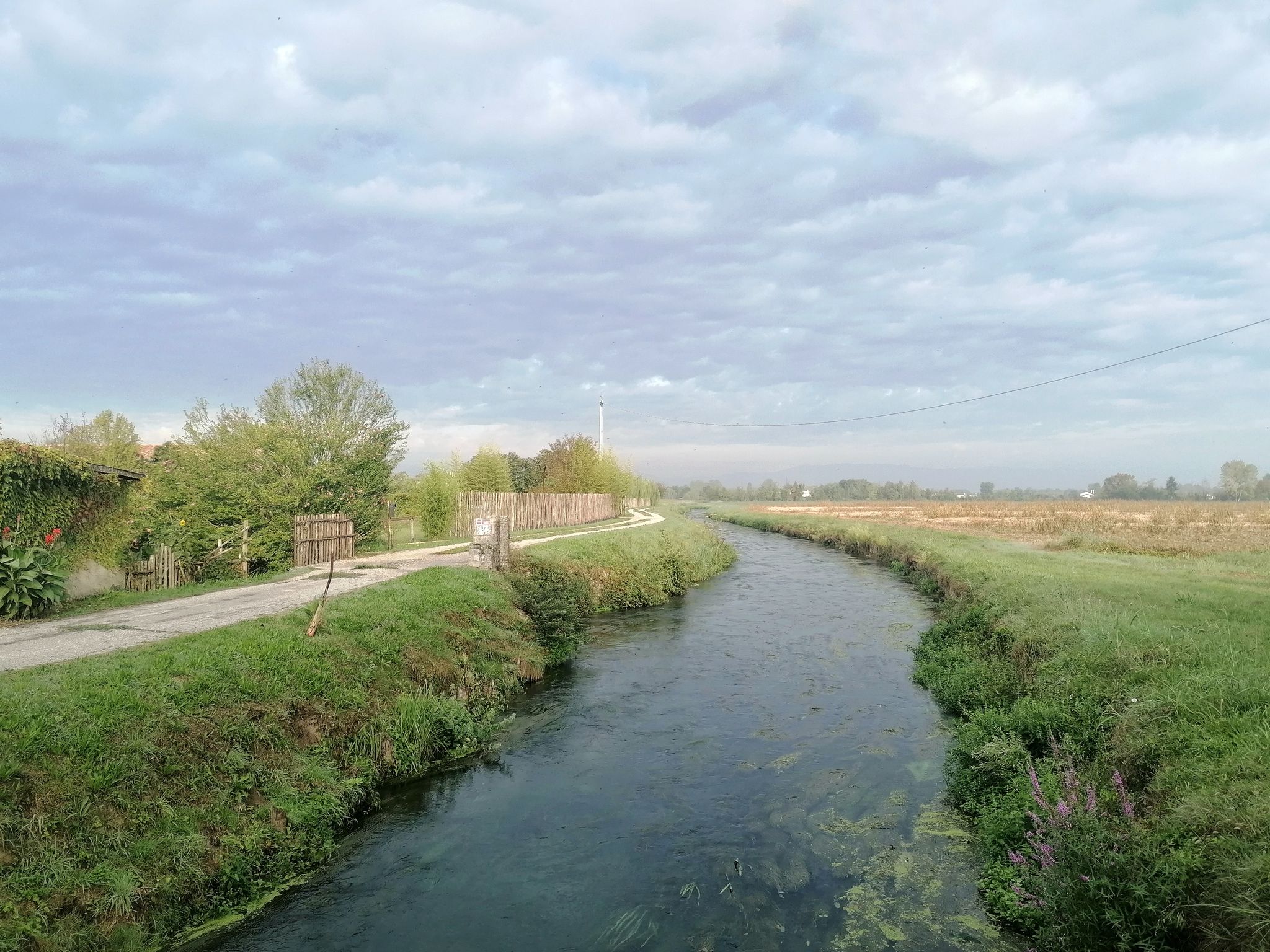 Fiume Meolo nei pressi della Locanda Rosa Rosae