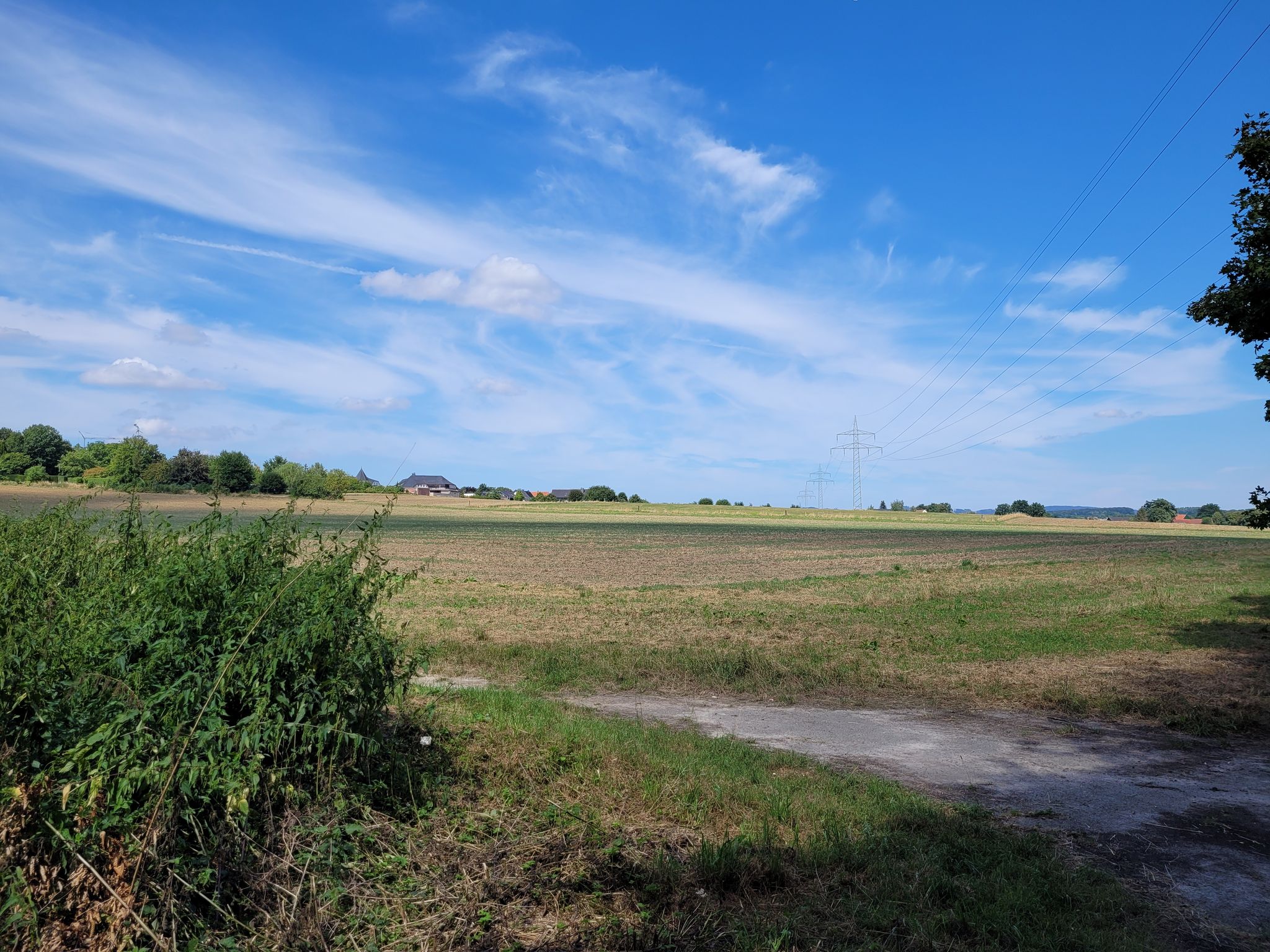 Im Hintergrund Südlengern oder Bustedt