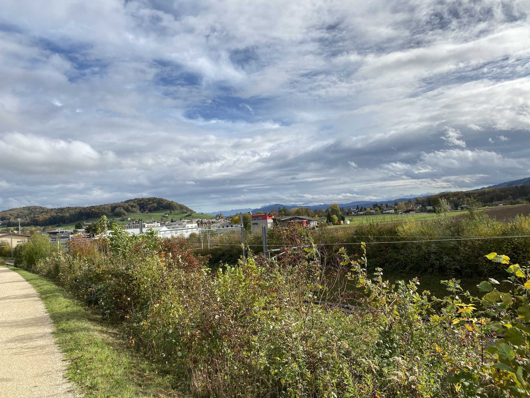 Blick voraus zum Altberg