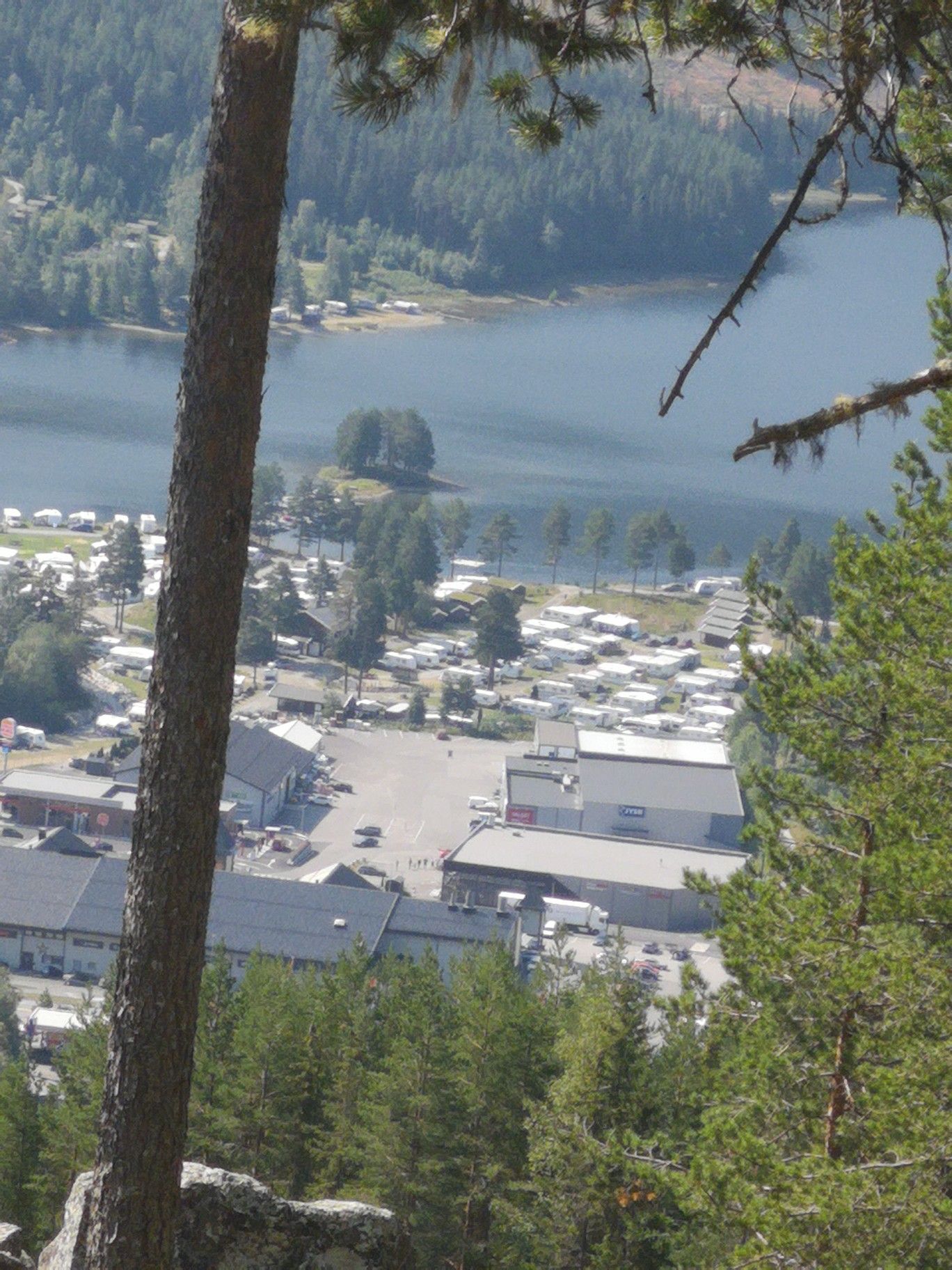 Valsnes Camping from above
