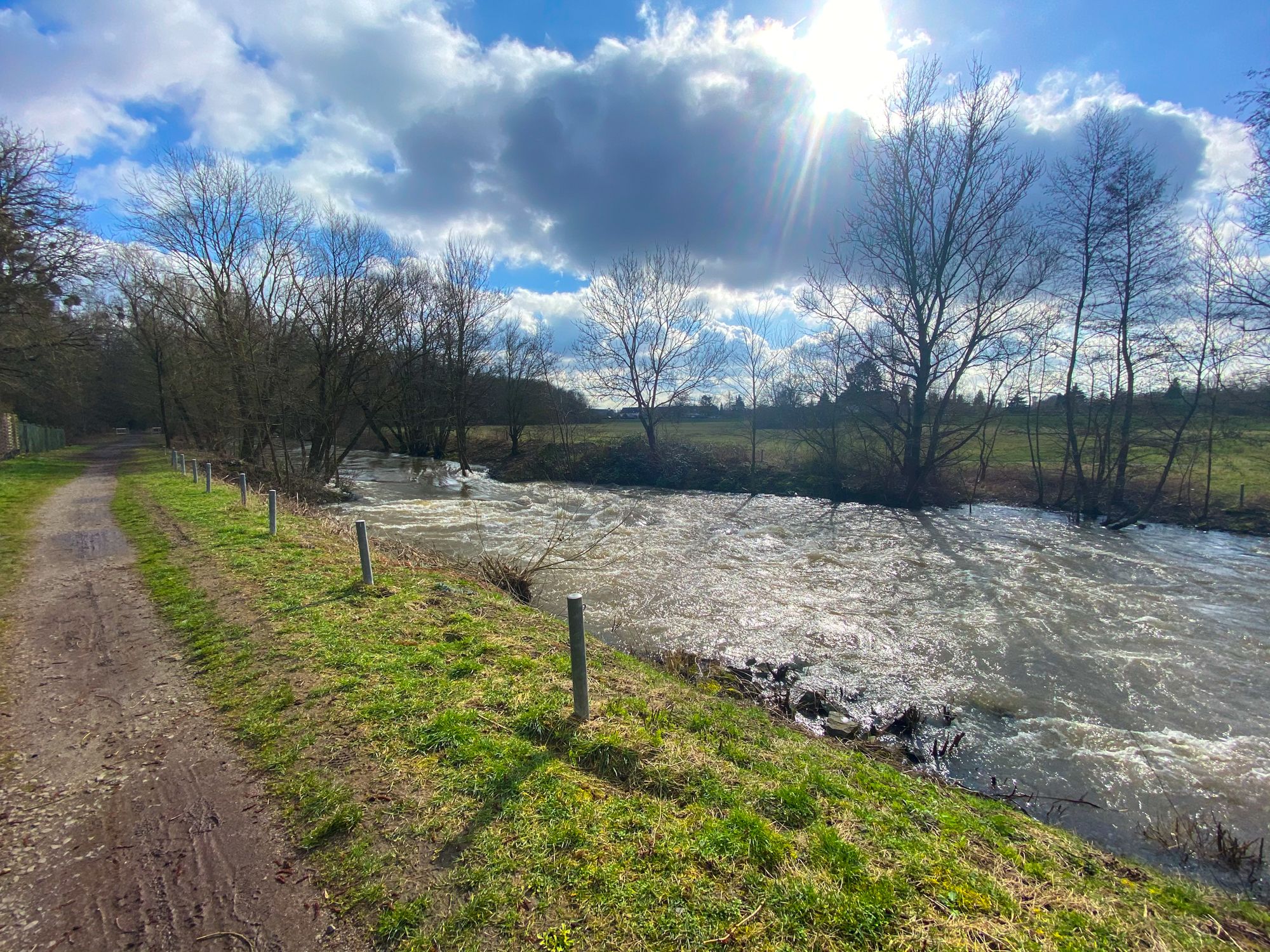 Wieder viel Wasser in der Kinzig