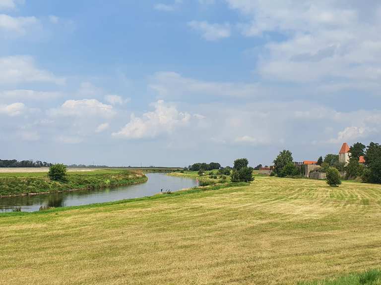 Der Saaleradweg - 9 Etappen von der Elbe an die Quelle - Tag 2 - Von ...