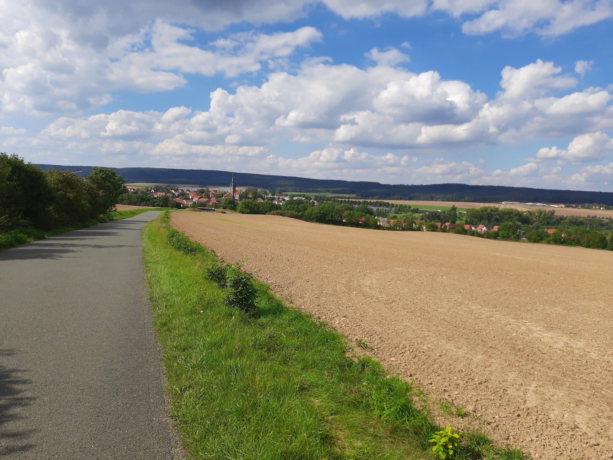 Neunhofen, dann wieder bergauf! 