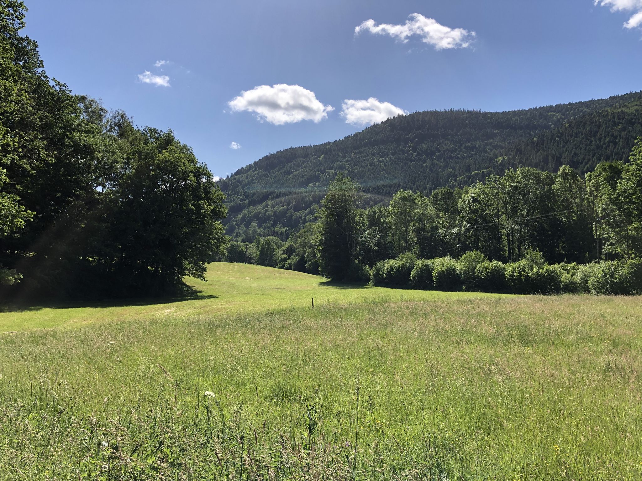 Start im Tal von Mittlach