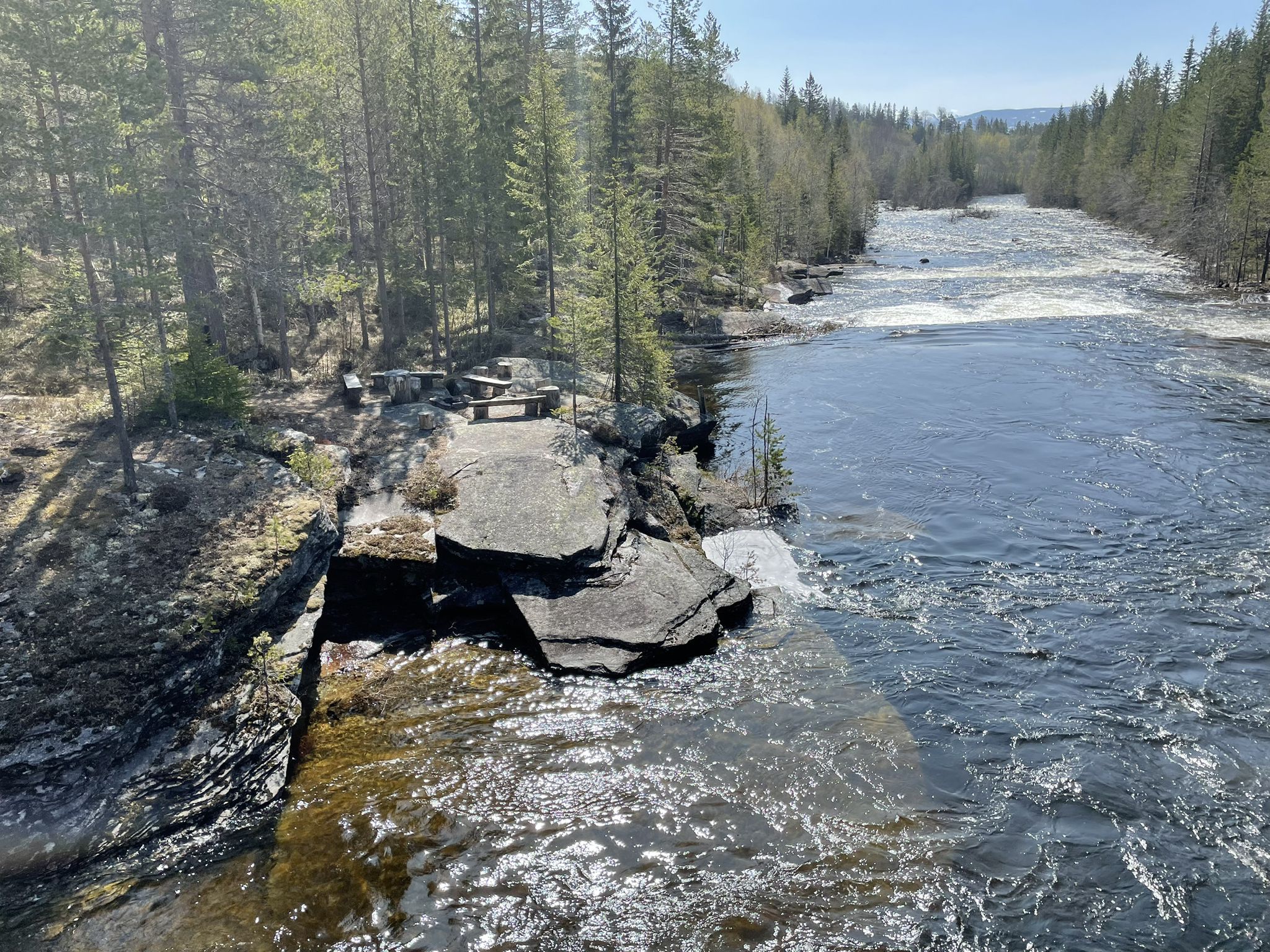 Reinshølen med rasteplass