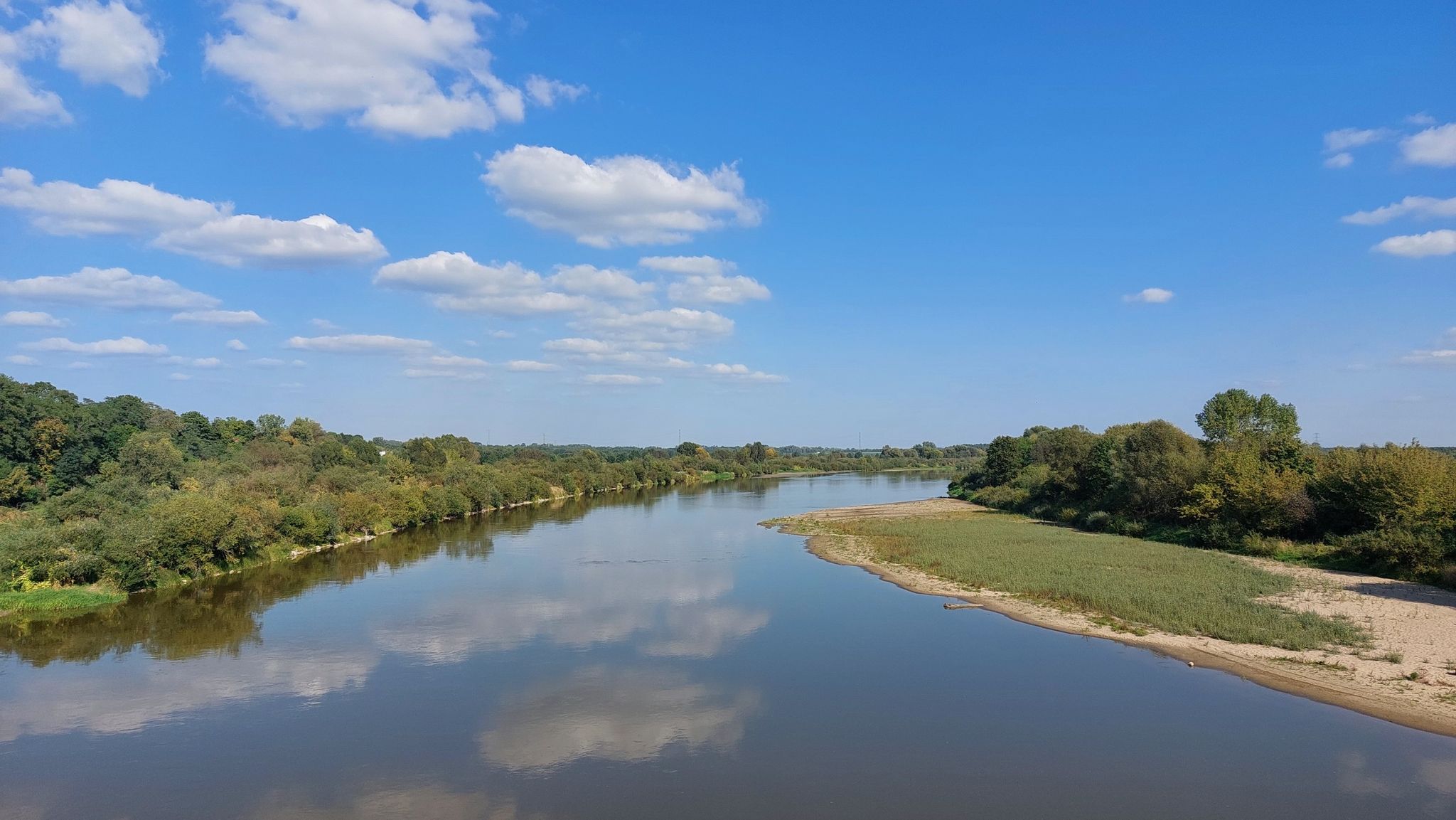 Wyszków - Widok z mostu na Bug