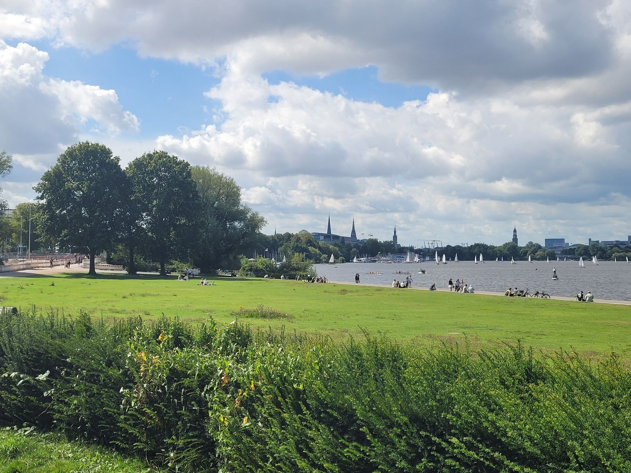 Blick auf die Außenalster