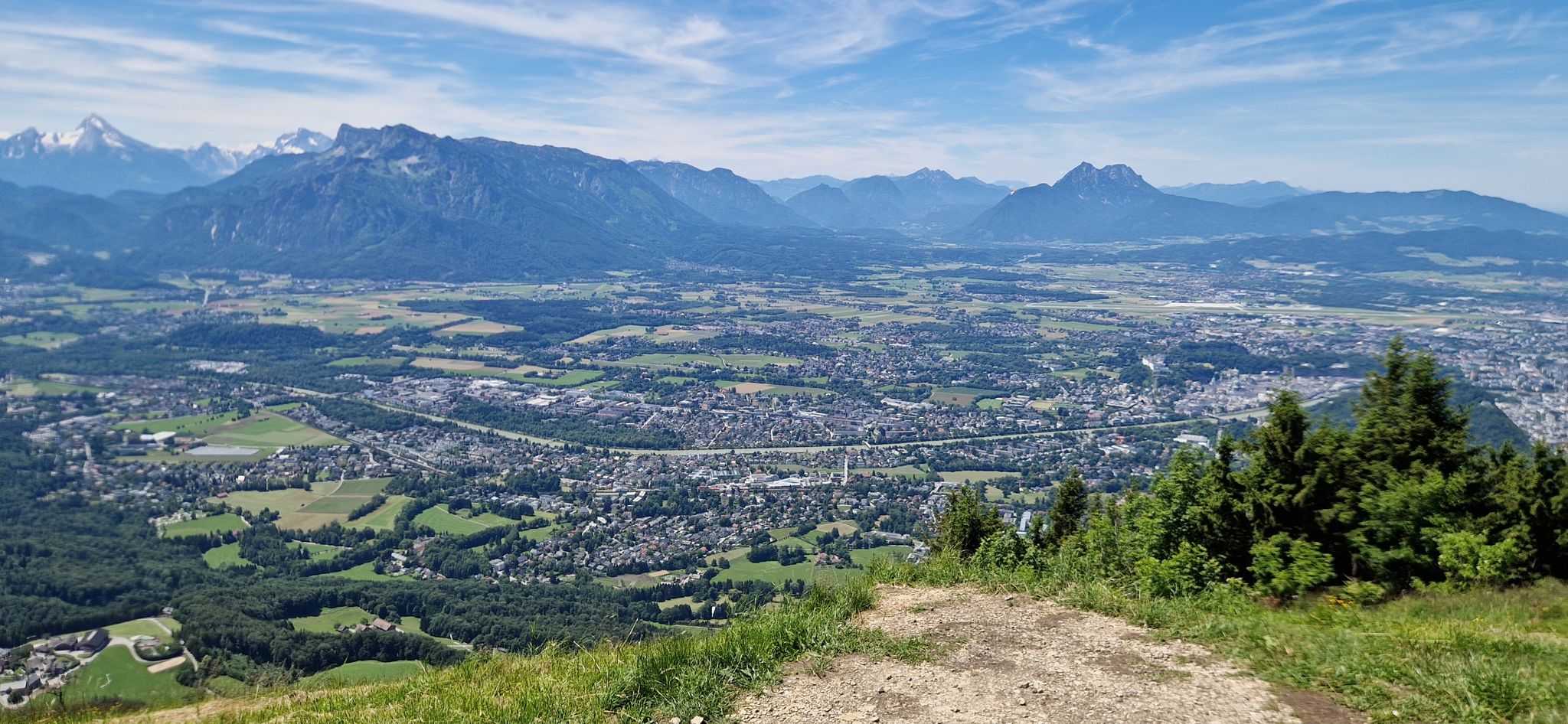 Gleitschirmstartplatz 1270 m unten Salzburg
