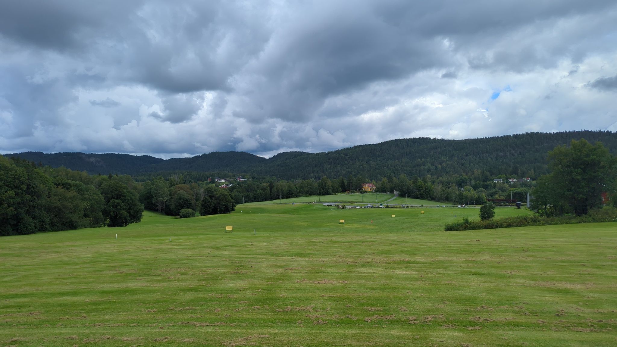Kaffeepause auf dem Golfplatz