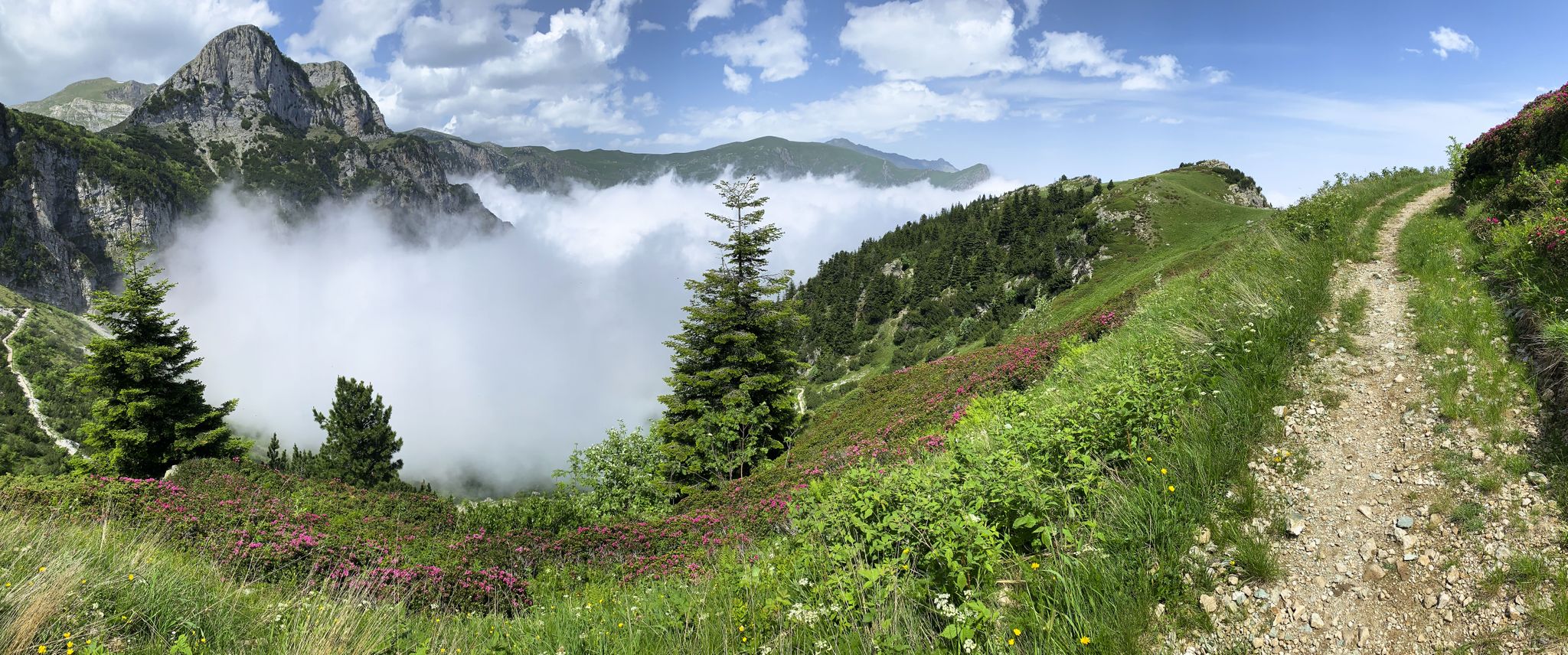 Vista dal Colle del Prel