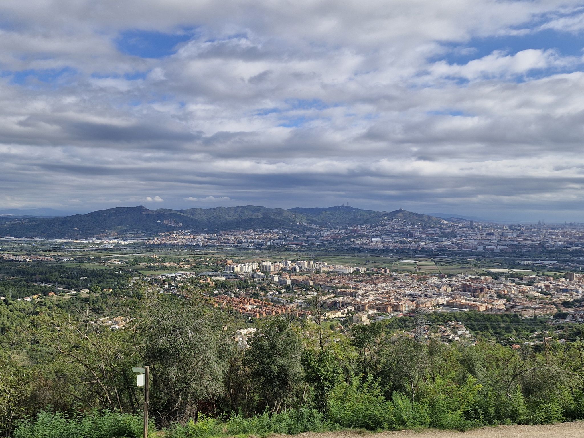 Sant Boi desde la Ermita