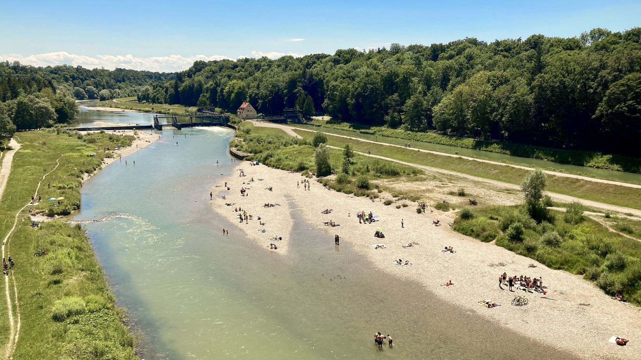 Sommer an der Isar