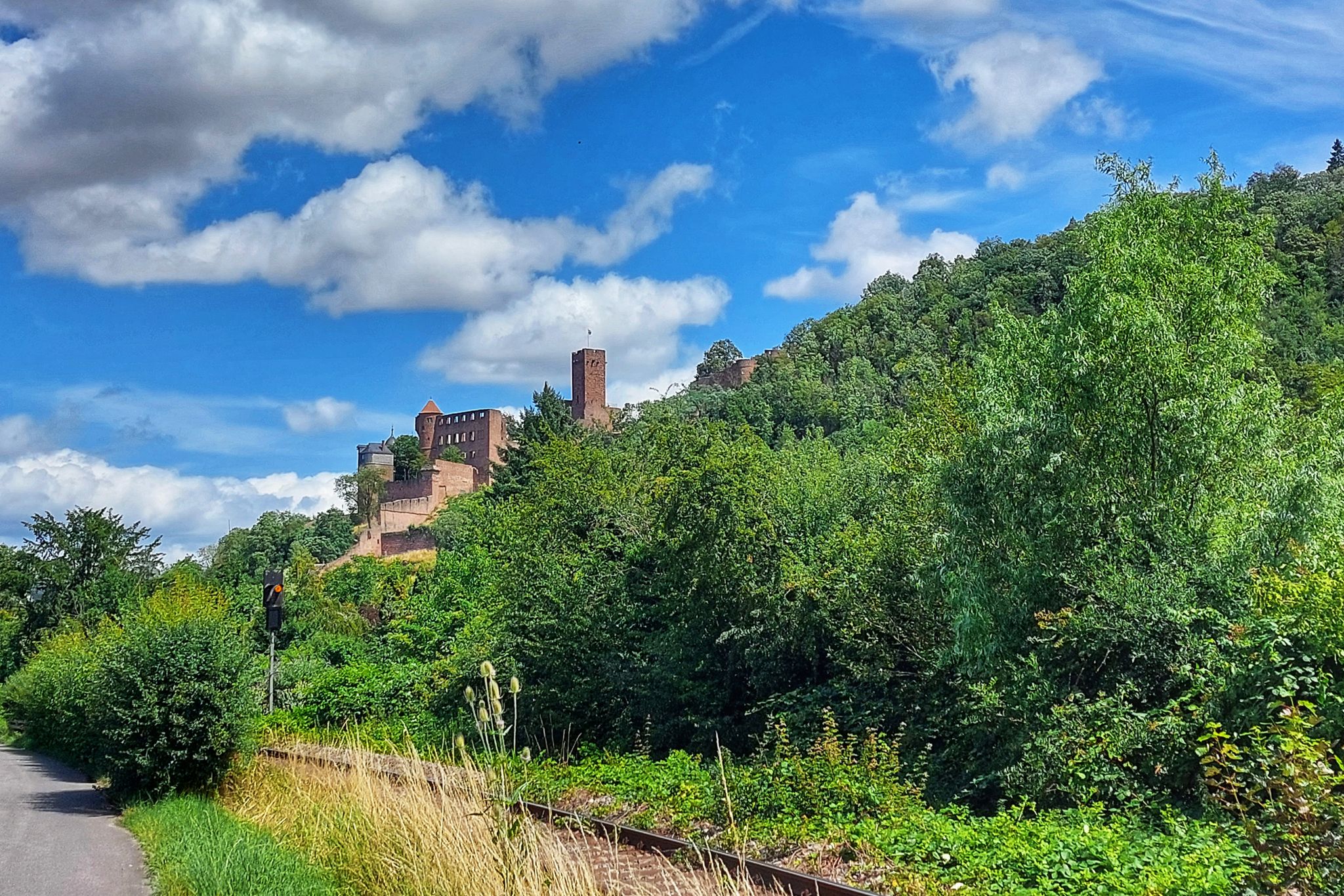Blick auf die Burg von Wertheim