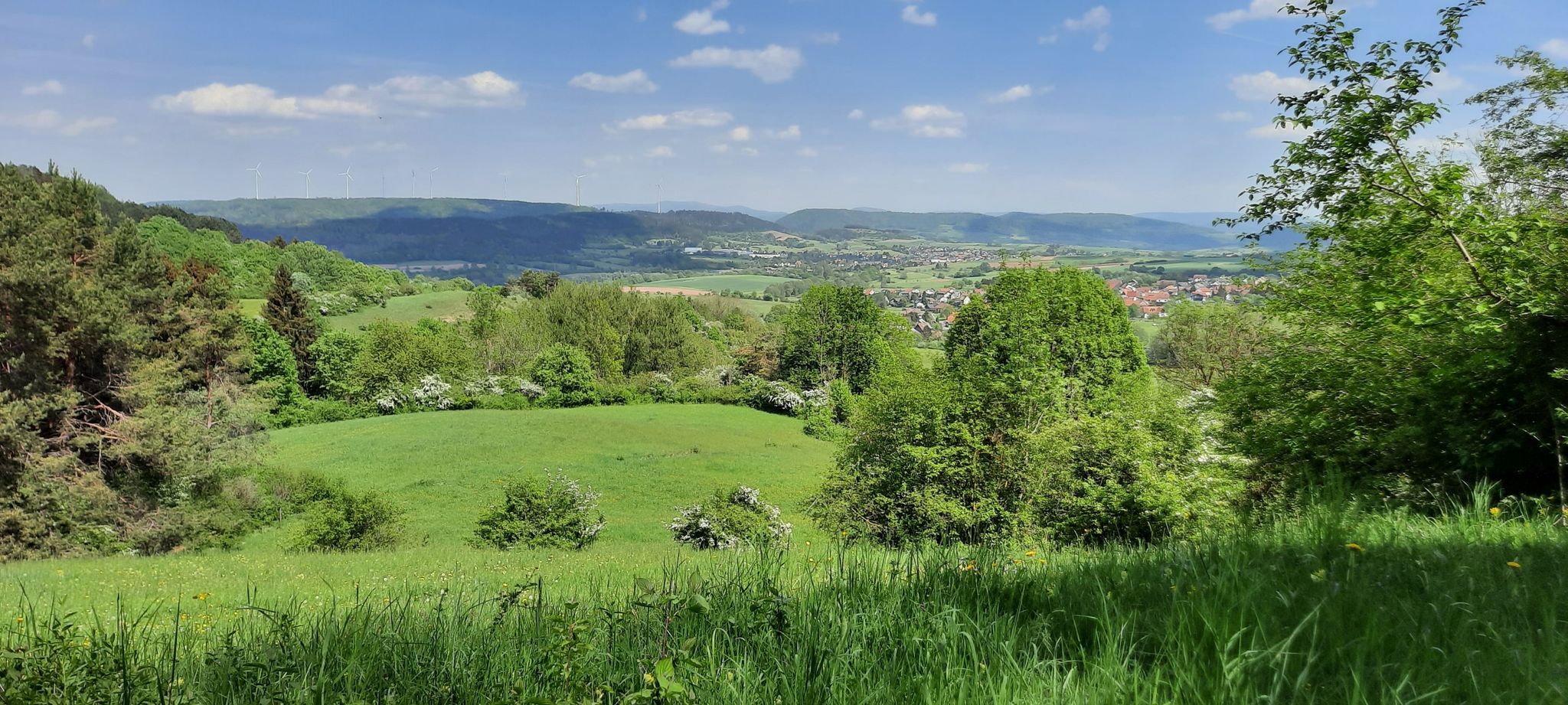 oberhalb von Weiperz