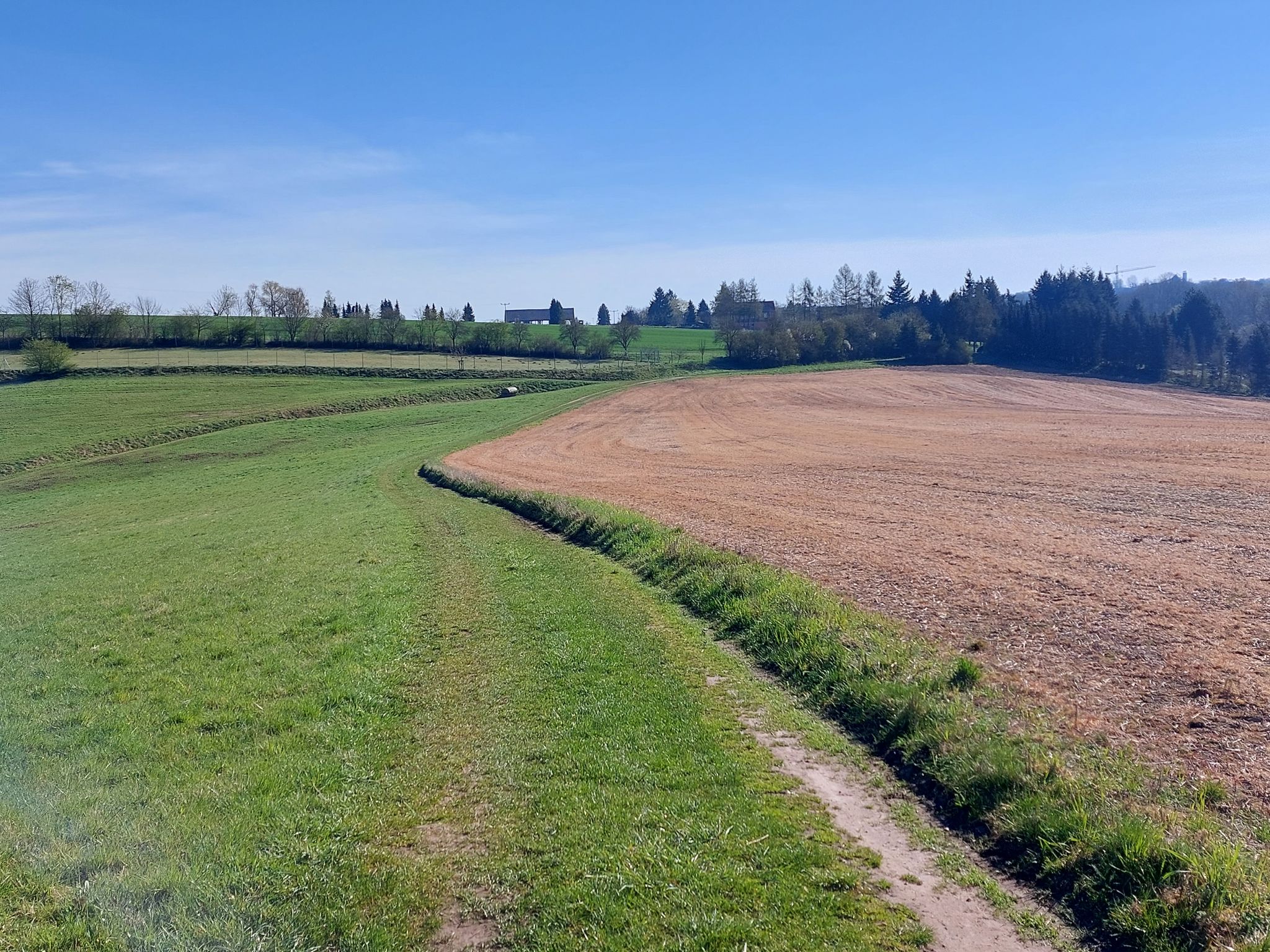 in freien Gelände