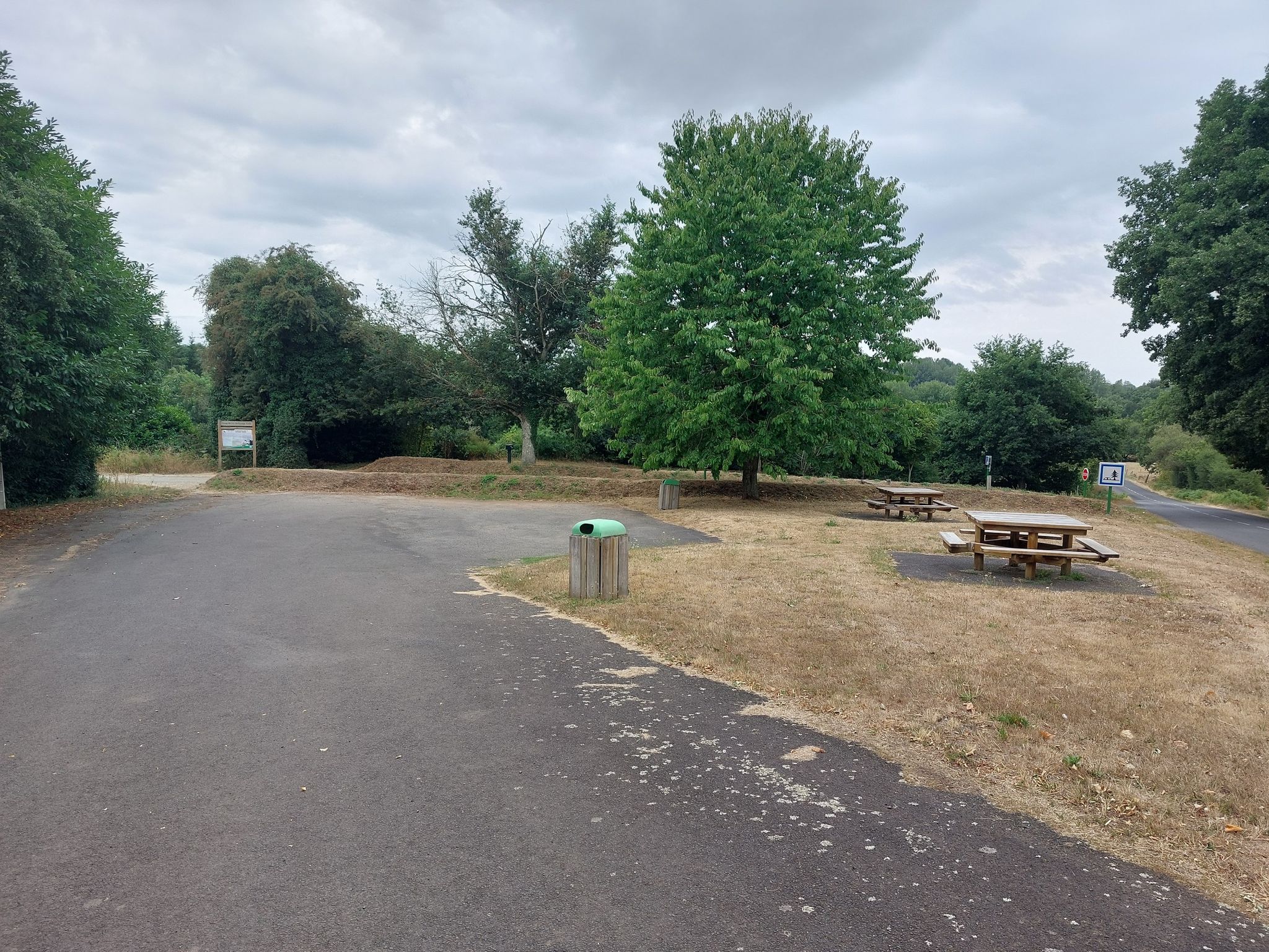 Parkplatz für Radtouristen