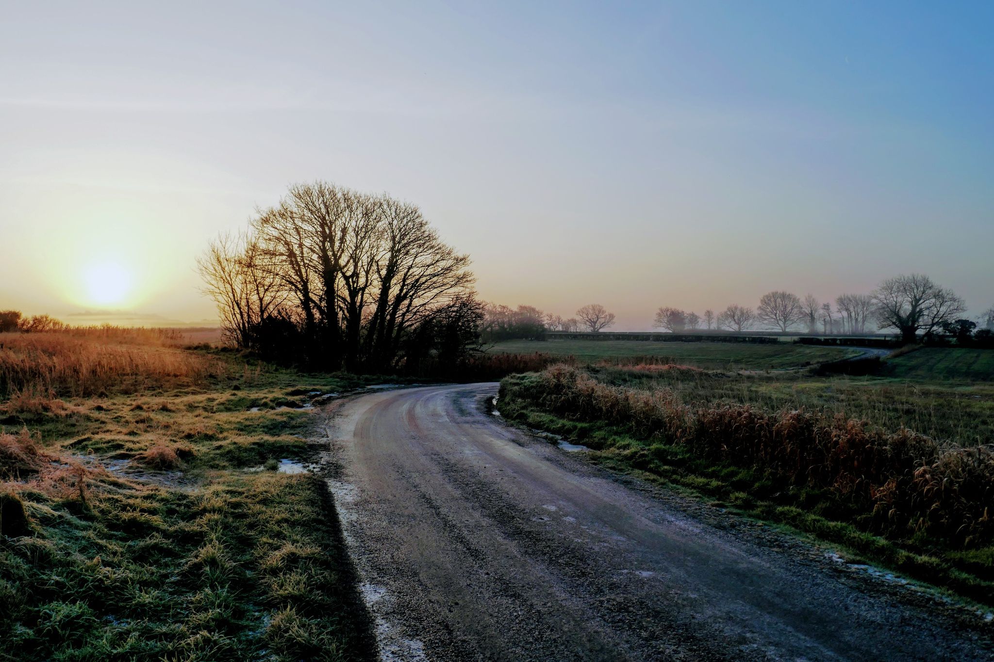 Sunrise near Bretherton