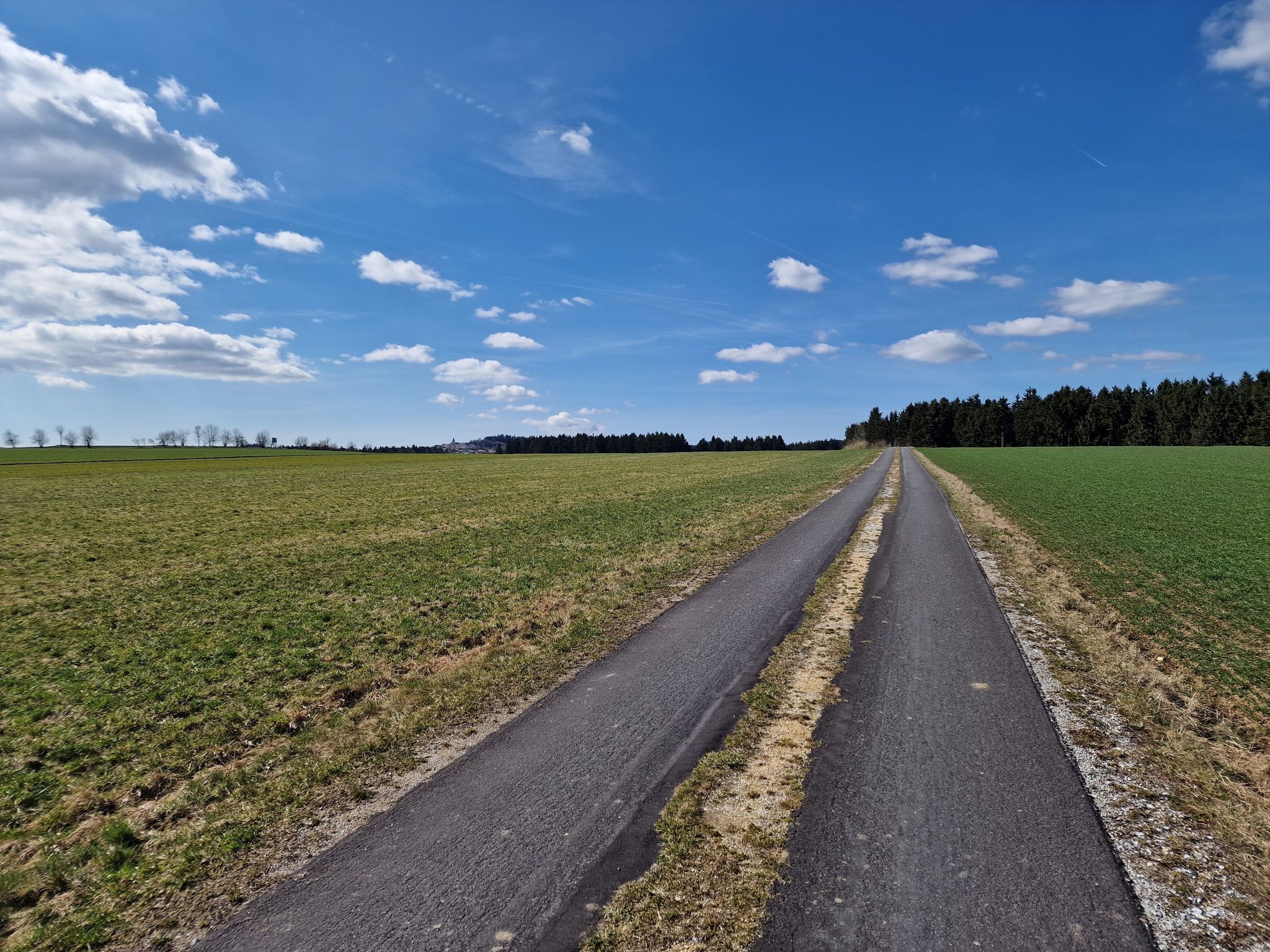 Blick auf Bad Traunstein