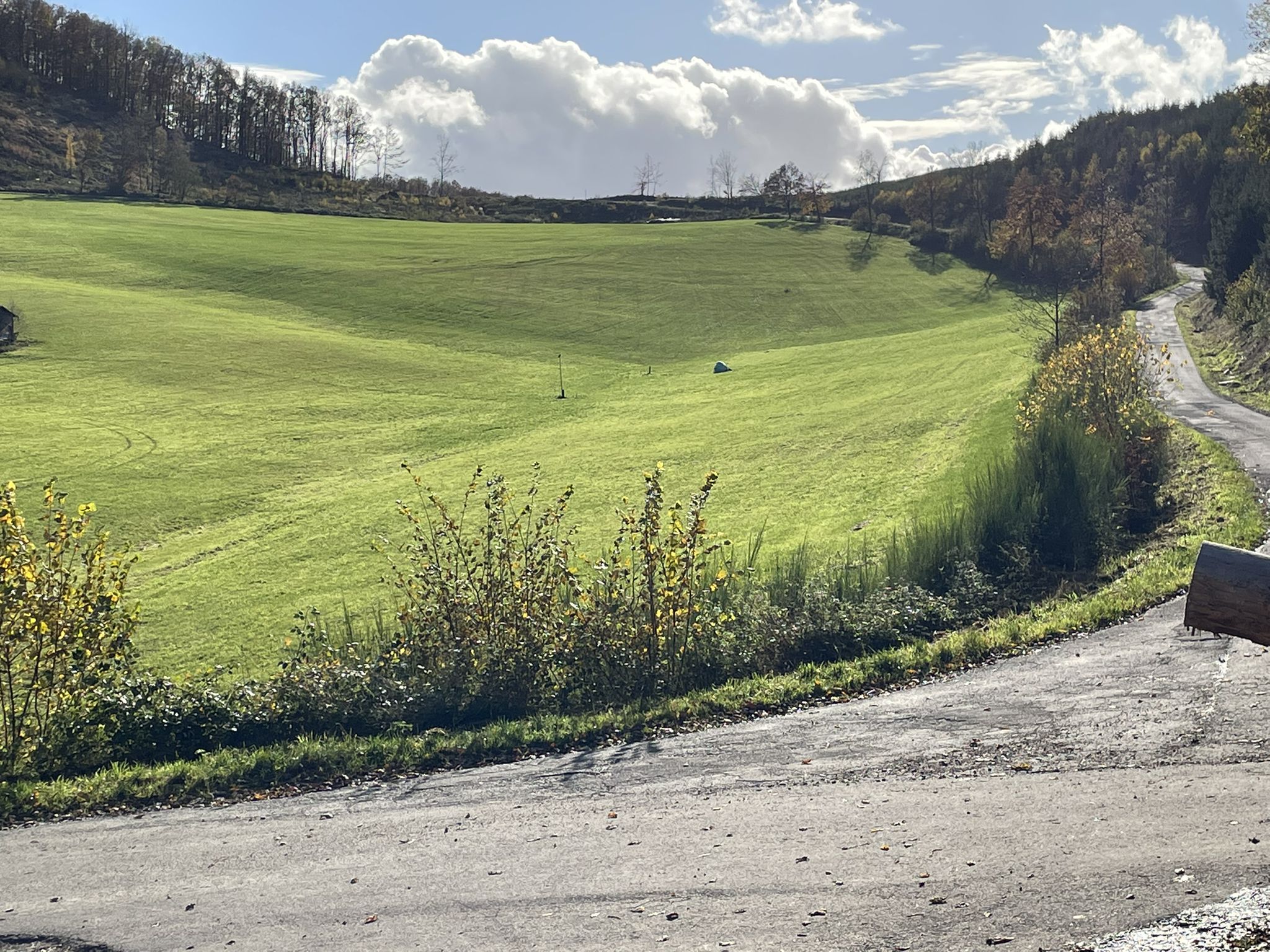 Alleenradweg Abzweig Pernze